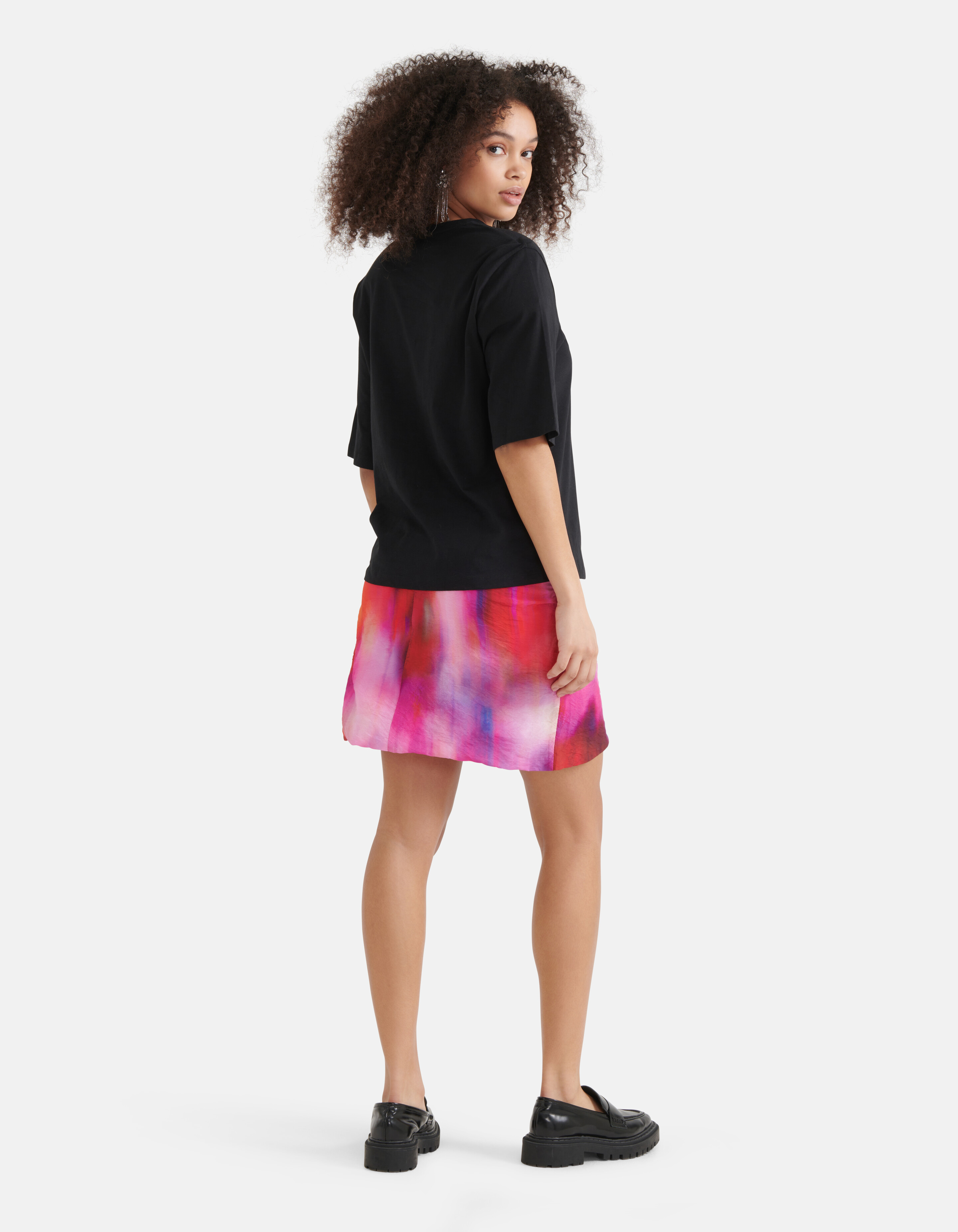 Schoudervulling T-shirt Zwart SHOEBY WOMEN