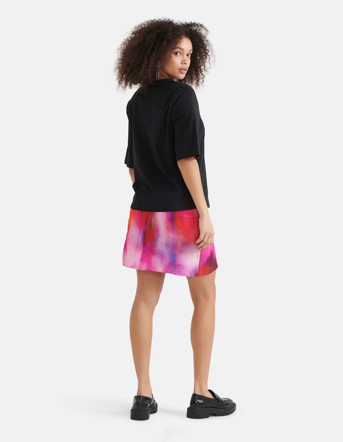 Schoudervulling T-shirt Zwart SHOEBY WOMEN