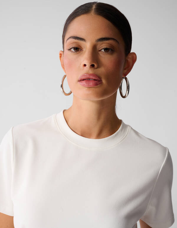 Basis T-shirt Wit By Anna SHOEBY WOMEN