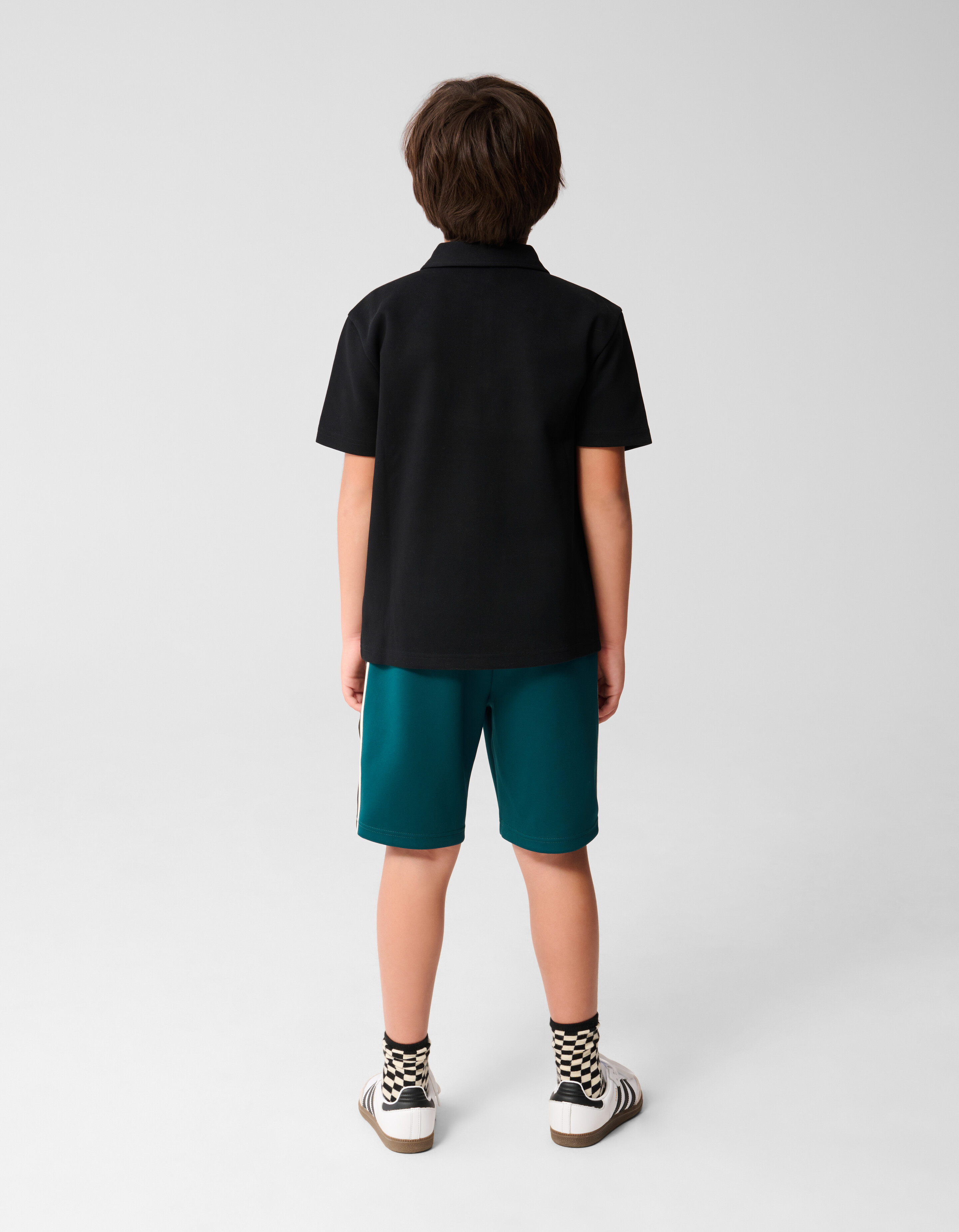 Pique Polo Zwart SHOEBY BOYS
