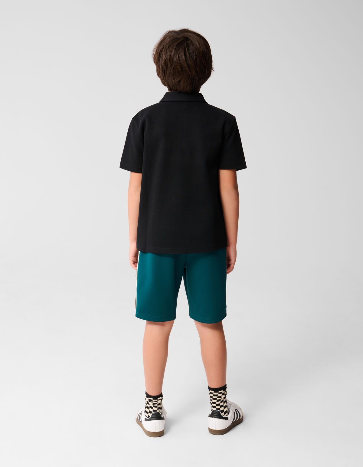 Pique Polo Zwart SHOEBY BOYS