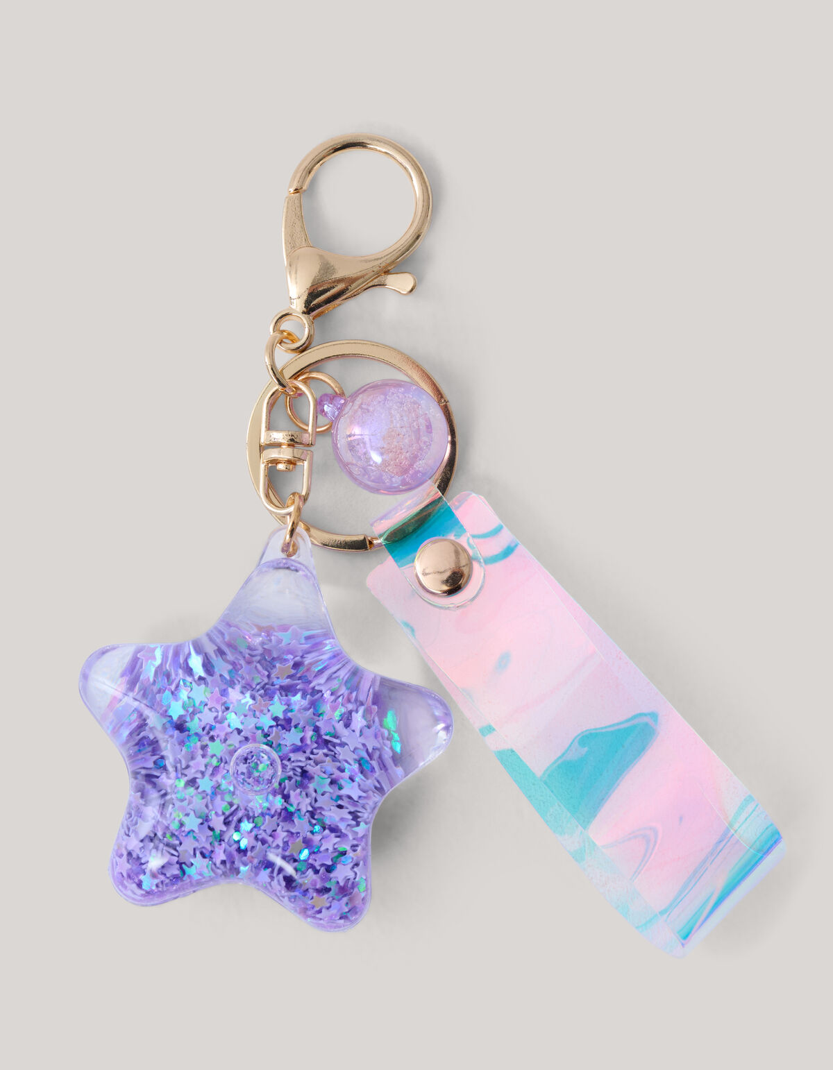 Ster Sleutelhanger Paars SHOEBY ACCESSOIRES