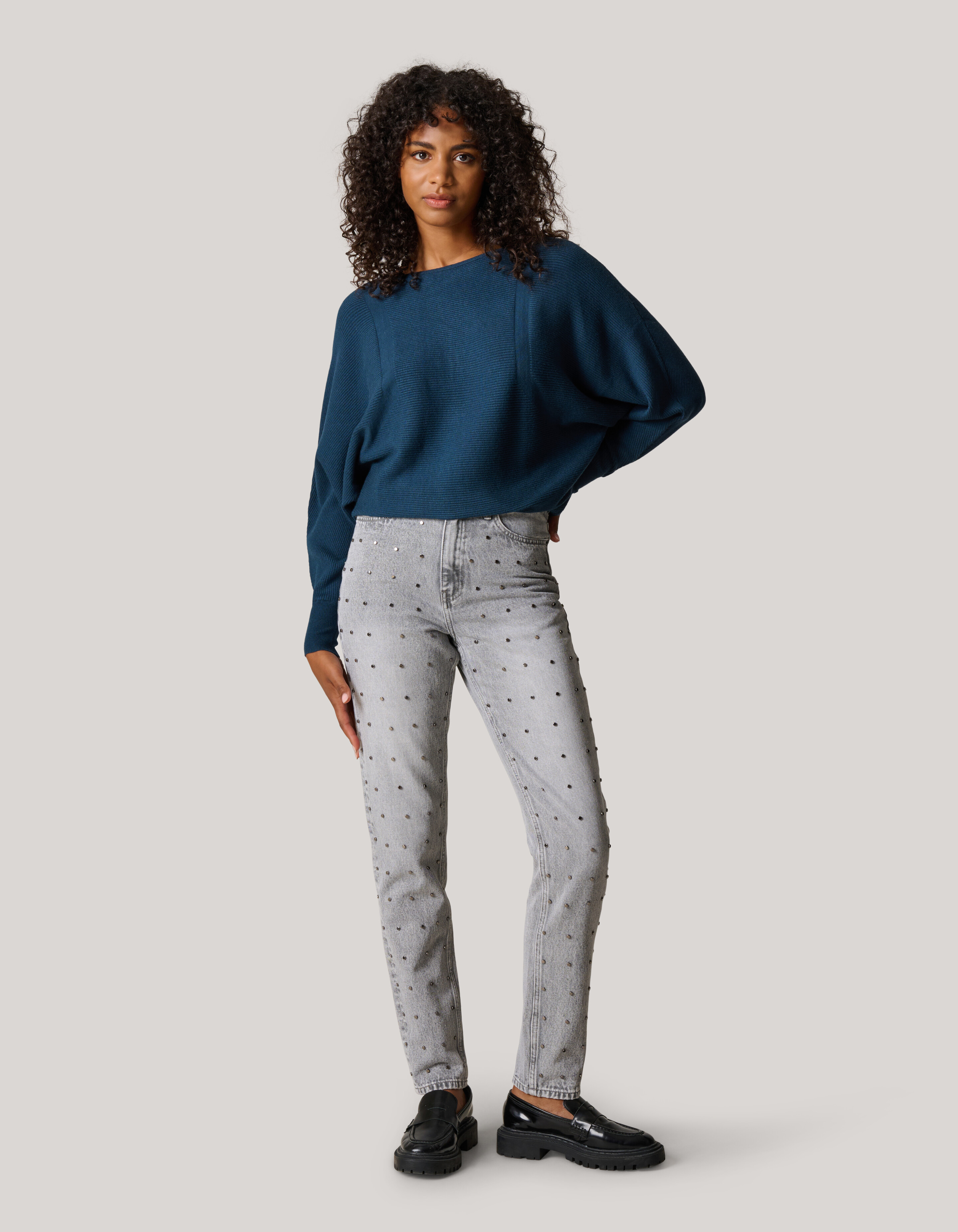 Oversized Trui Blauw SHOEBY WOMEN
