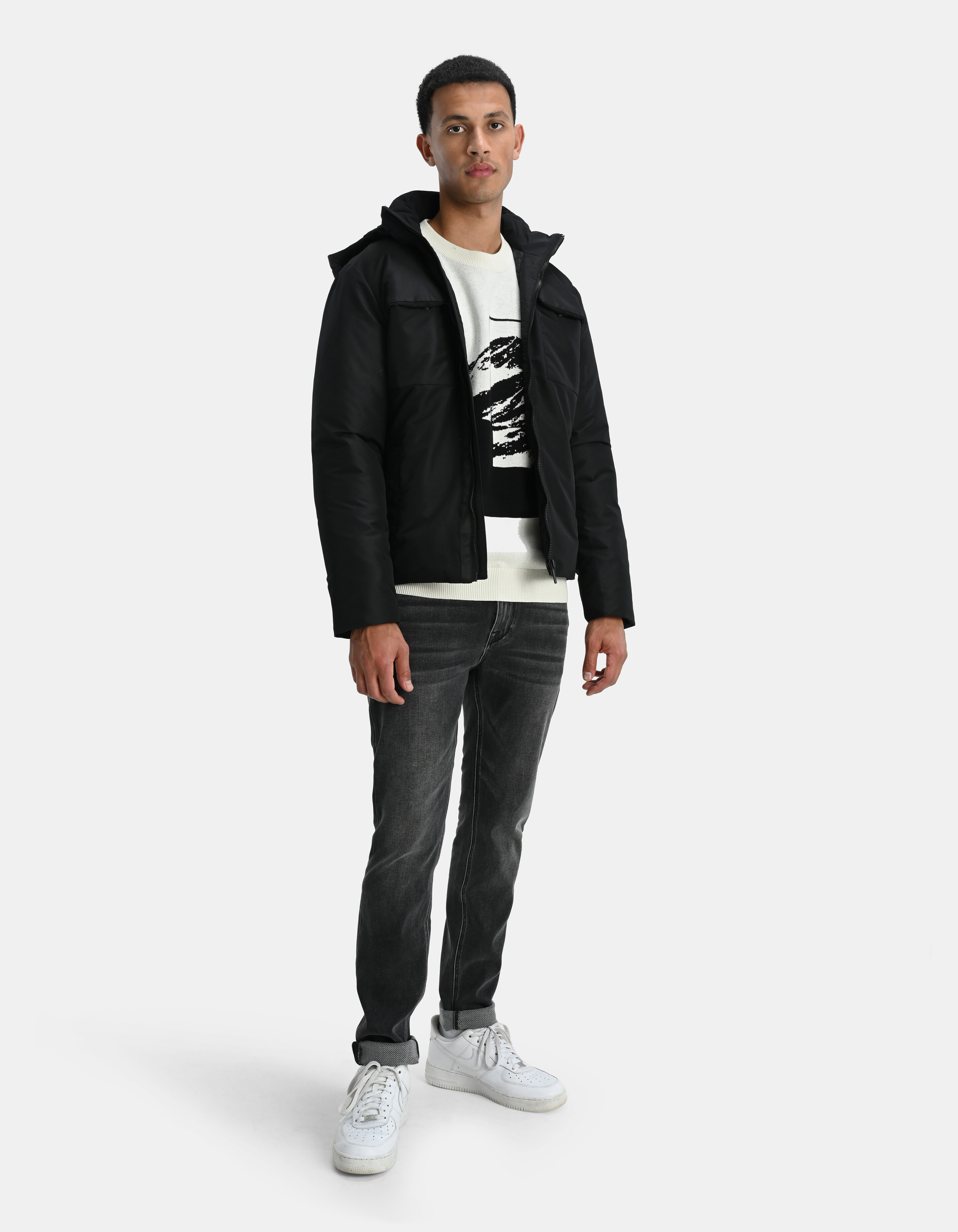 Tech Jas Zwart SHOEBY MEN