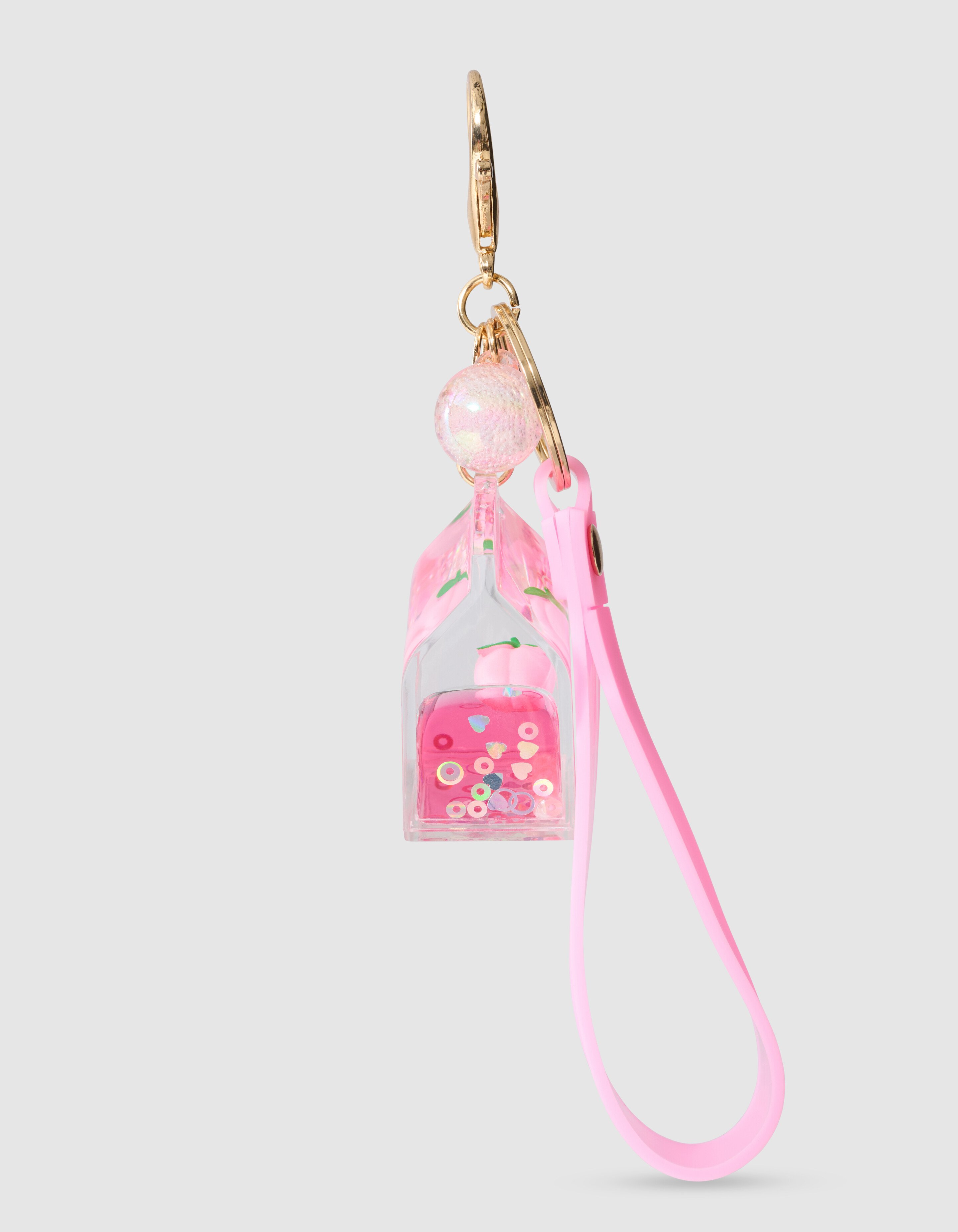 Perzik Liquid Sleutelhanger Roze SHOEBY ACCESSOIRES