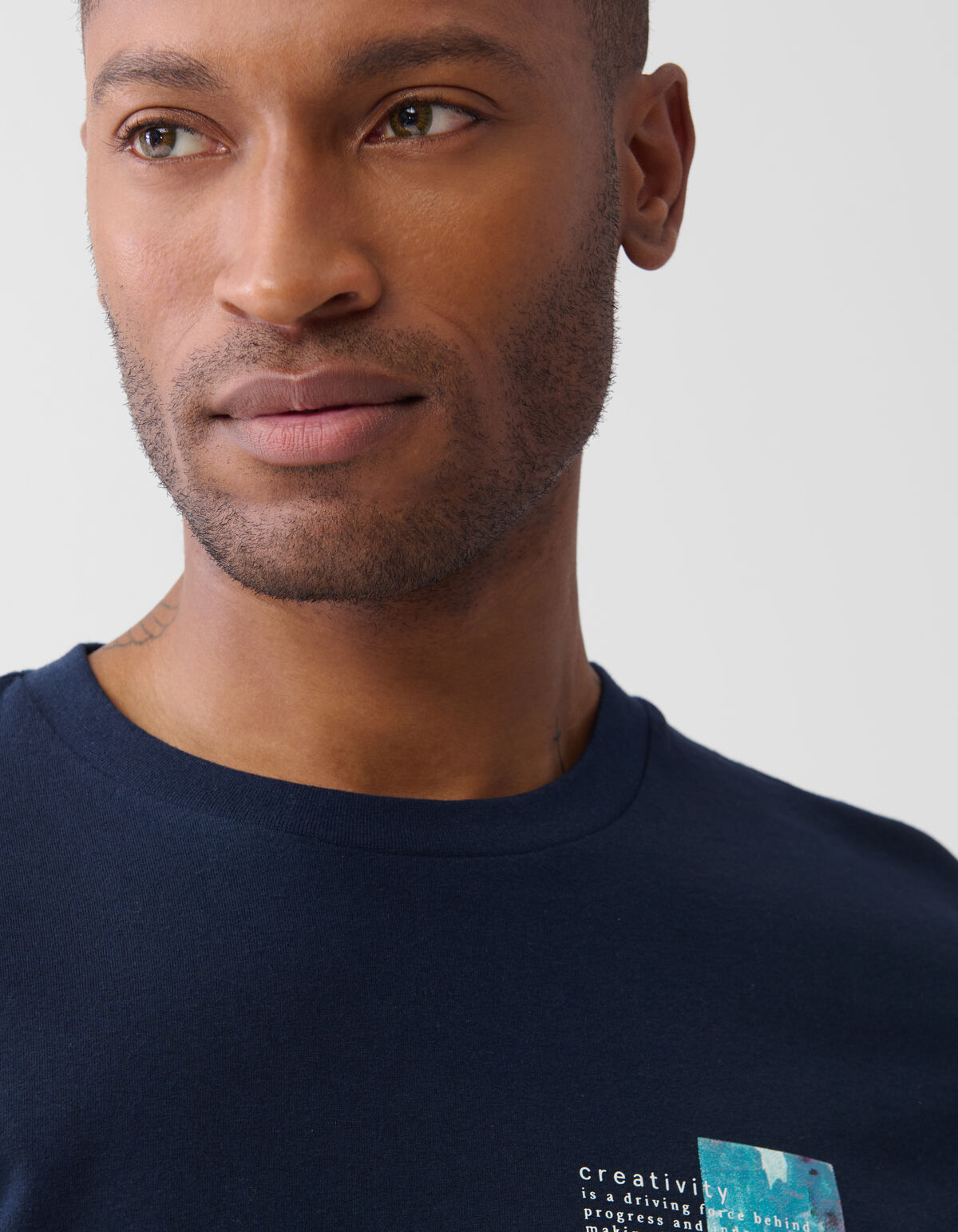 Artwork T-shirt Donkerblauw SHOEBY MEN