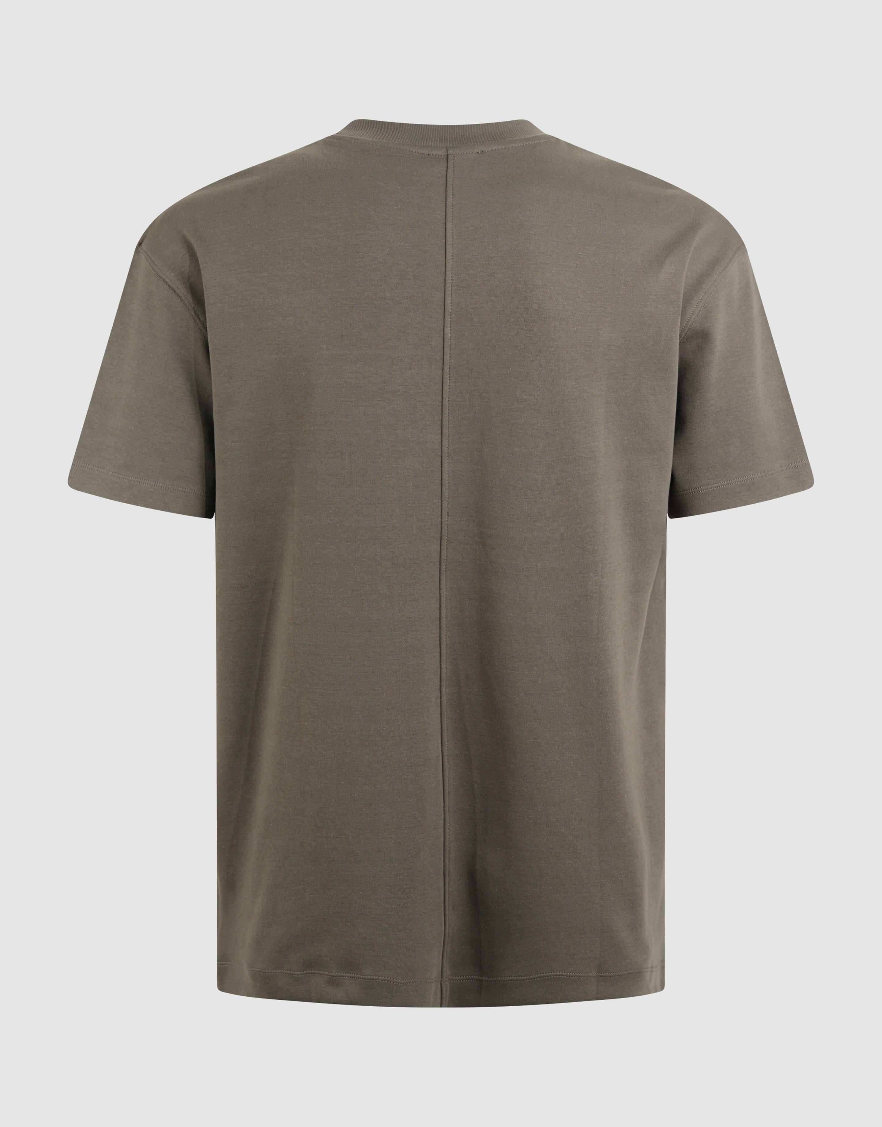 Embroidery Artwork T-shirt Donkergroen SHOEBY MEN