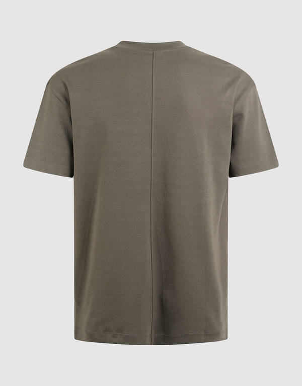 Embroidery Artwork T-shirt Donkergroen SHOEBY MEN