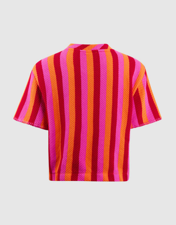 Striped Top Rood/Roze SHOEBY GIRLS