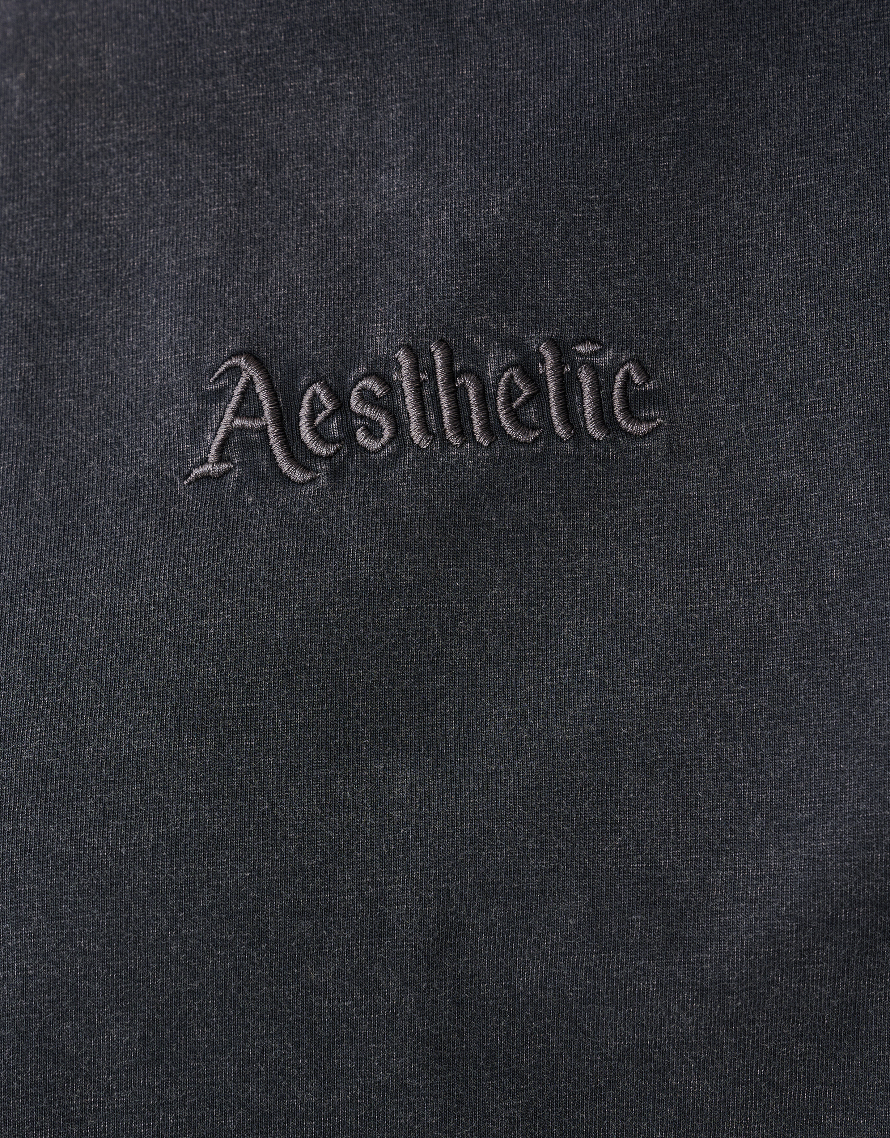 Aesthetic Washed T-shirt Donkergrijs SHOEBY WOMEN