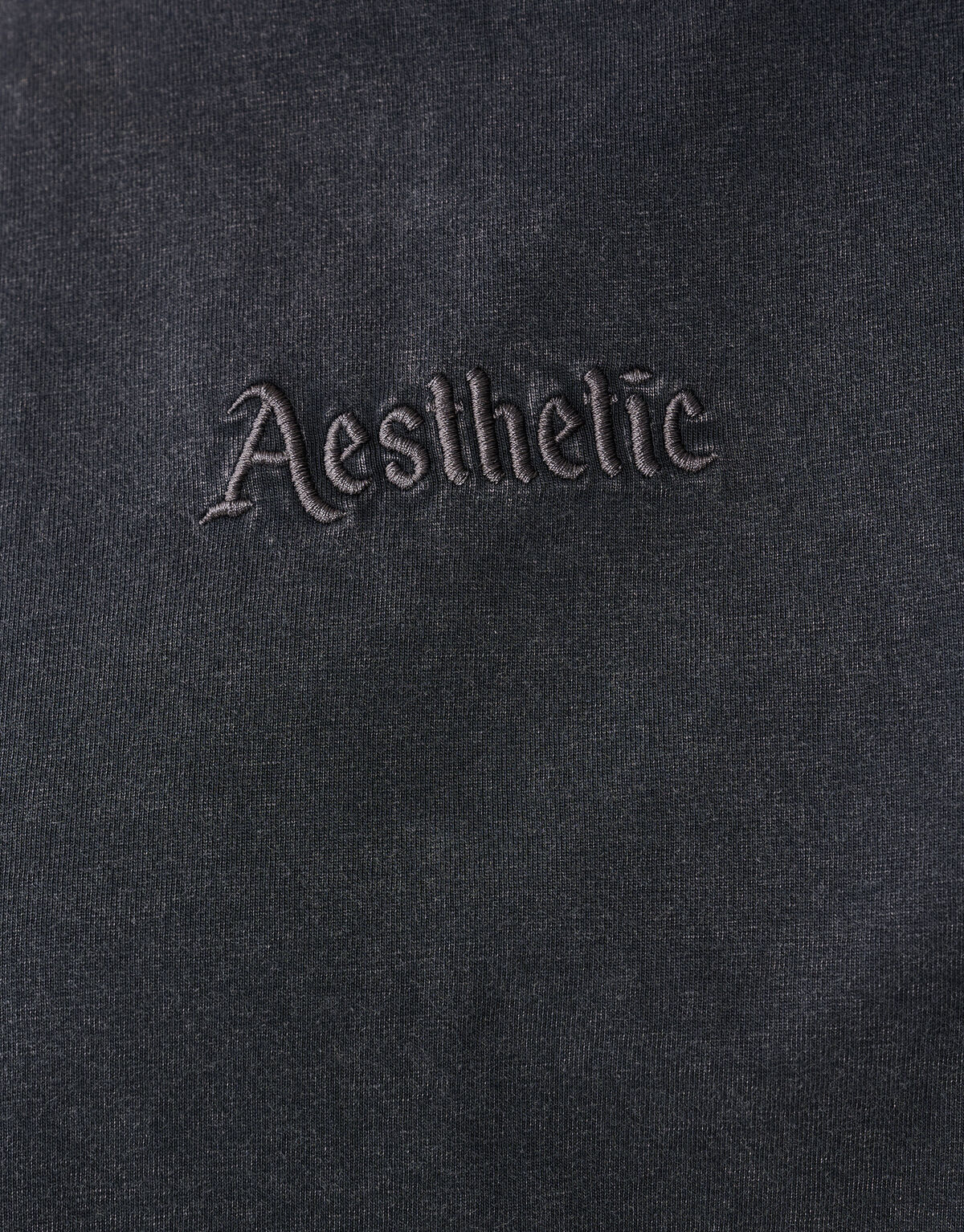 Aesthetic Washed T-shirt Donkergrijs SHOEBY WOMEN