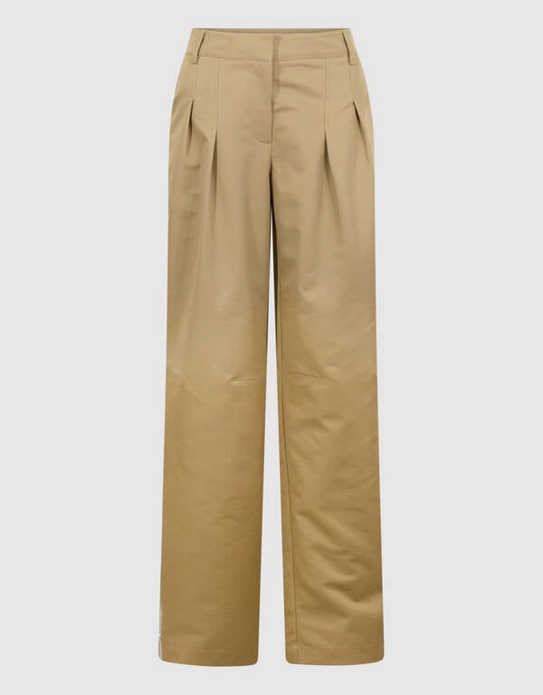 Strass Barrel Fit Broek Camel SHOEBY WOMEN