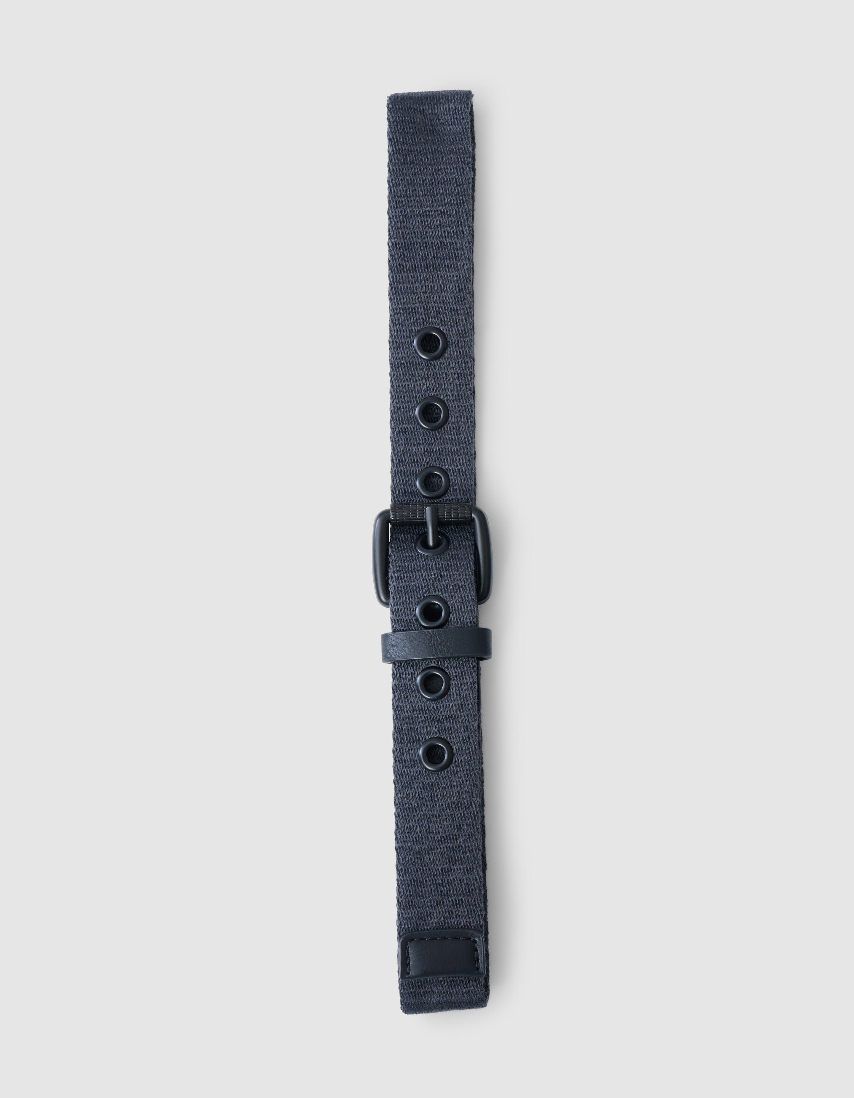 Basis Canvas Riem Donkergrijs SHOEBY ACCESSOIRES