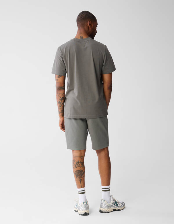 Mixed Tekst Artwork T-shirt Donkergroen SHOEBY MEN