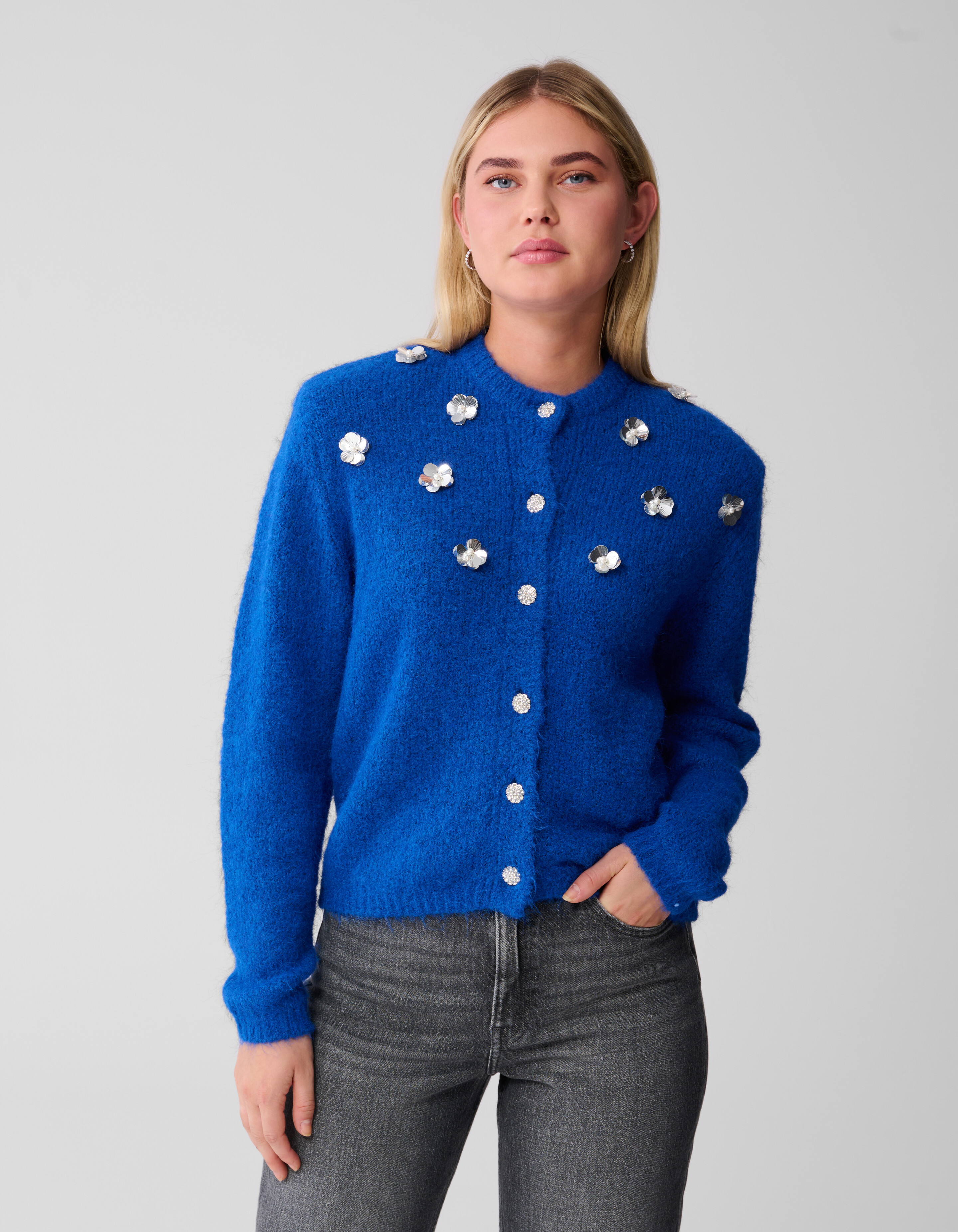Flower Vest Blauw SHOEBY WOMEN