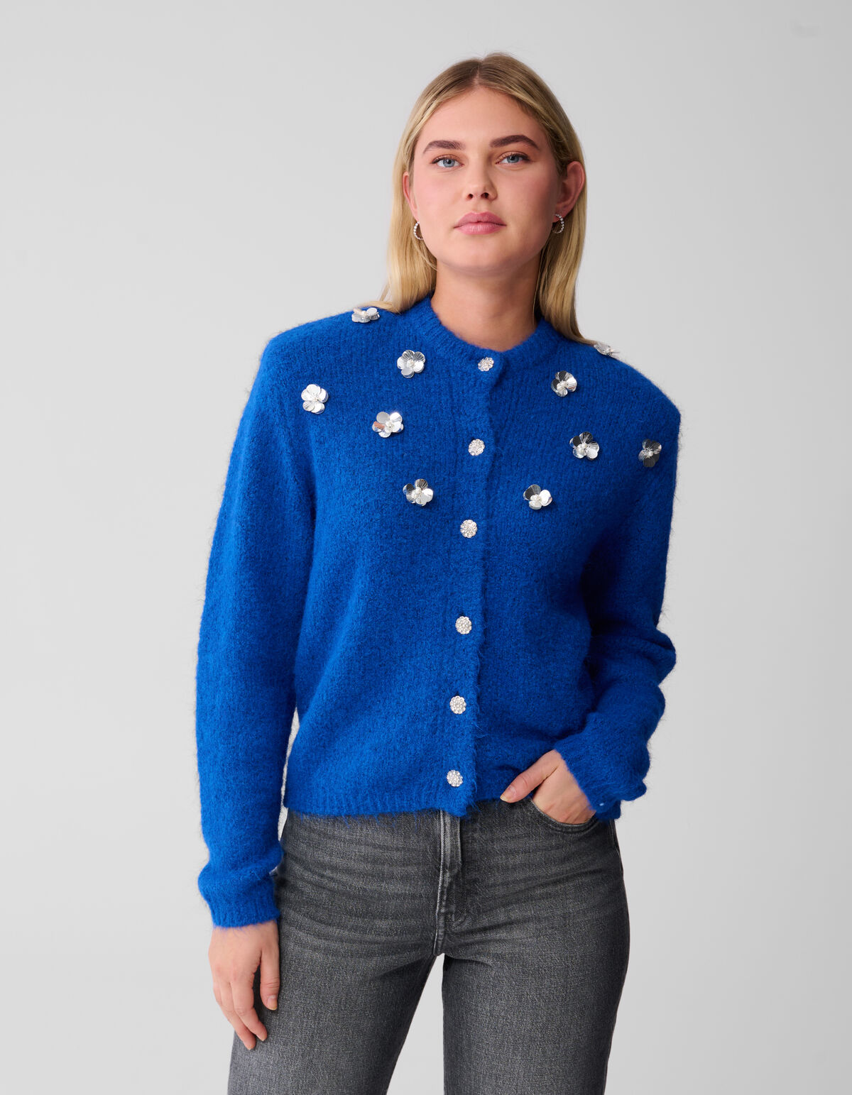 Flower Vest Blauw SHOEBY WOMEN
