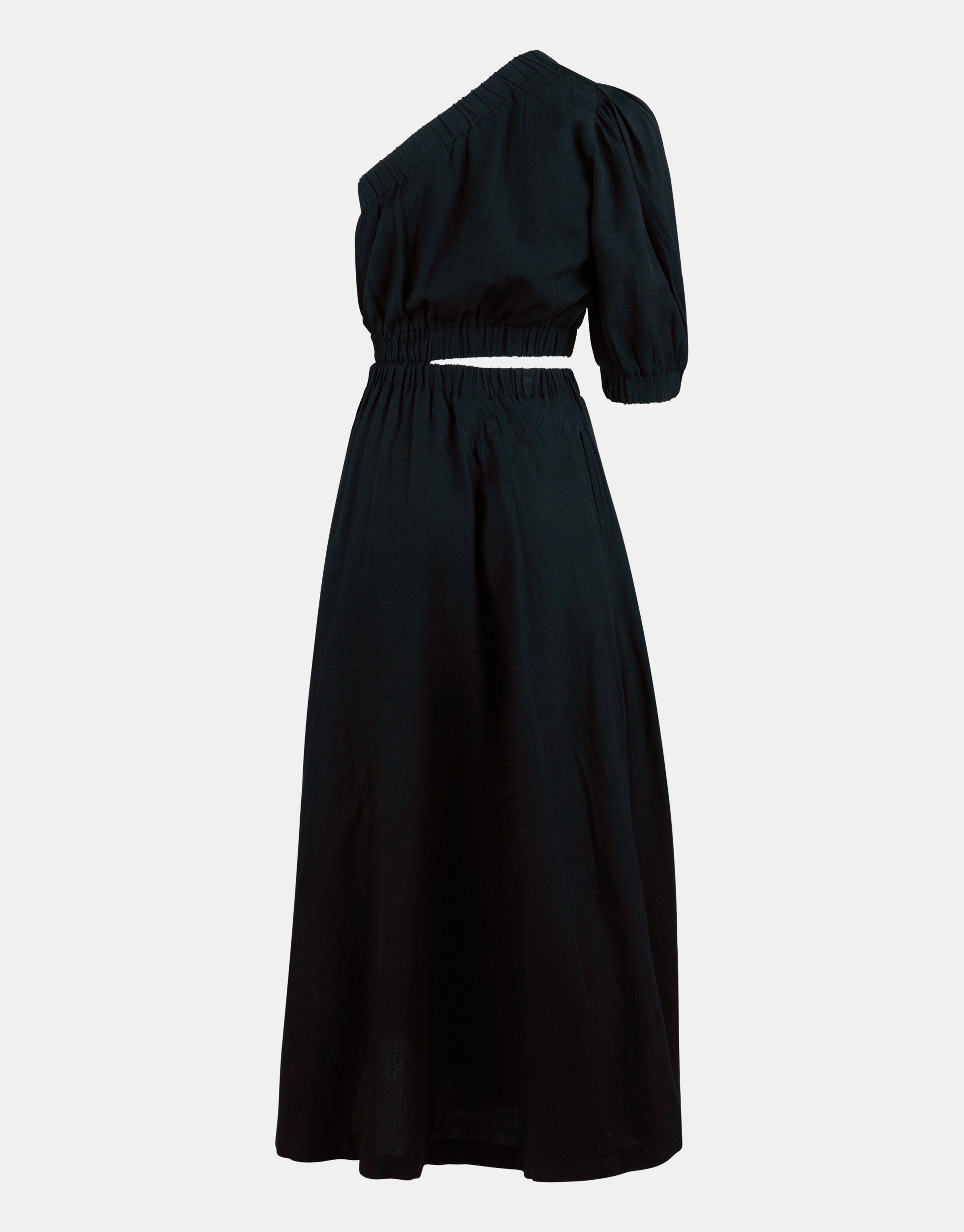 Linen Solid Jurk EKSEPT