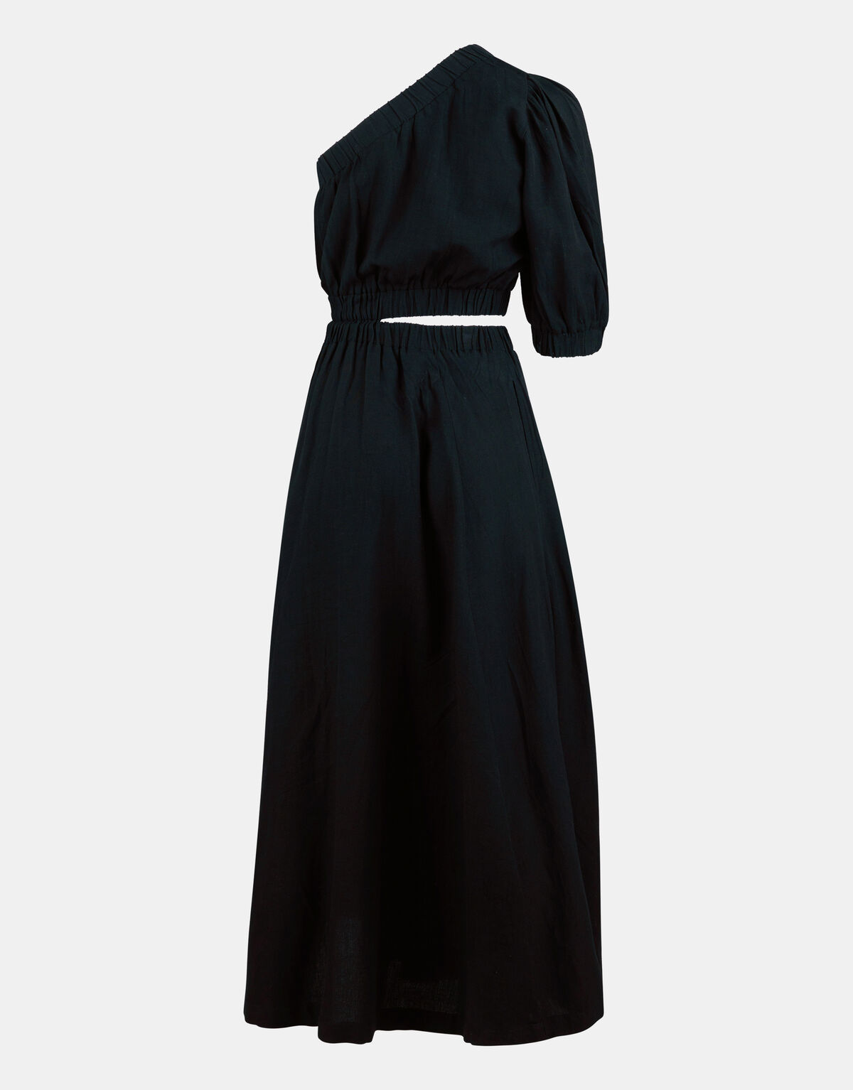 Linen Solid Jurk EKSEPT