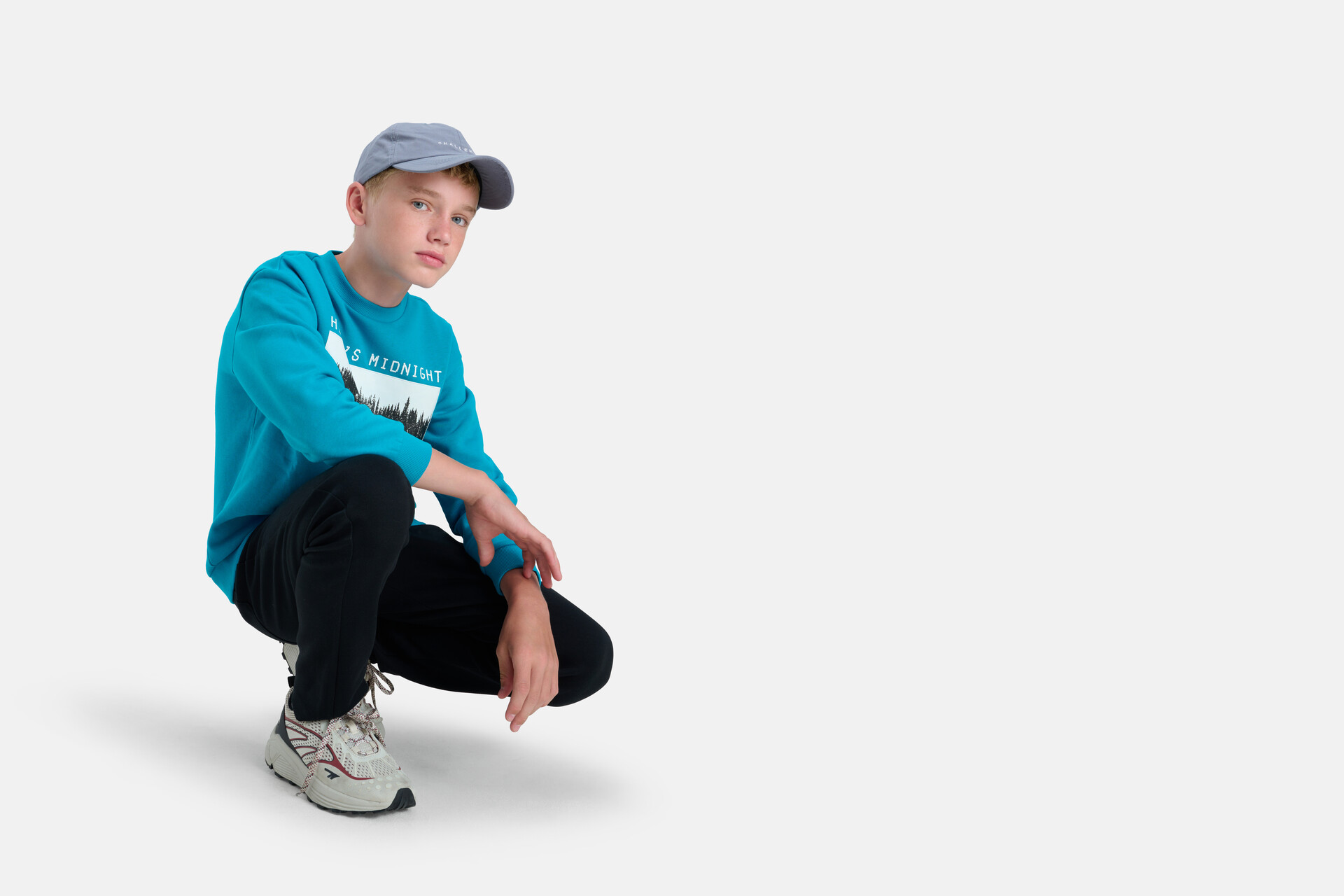 Printed Sweater Blauw SHOEBY BOYS