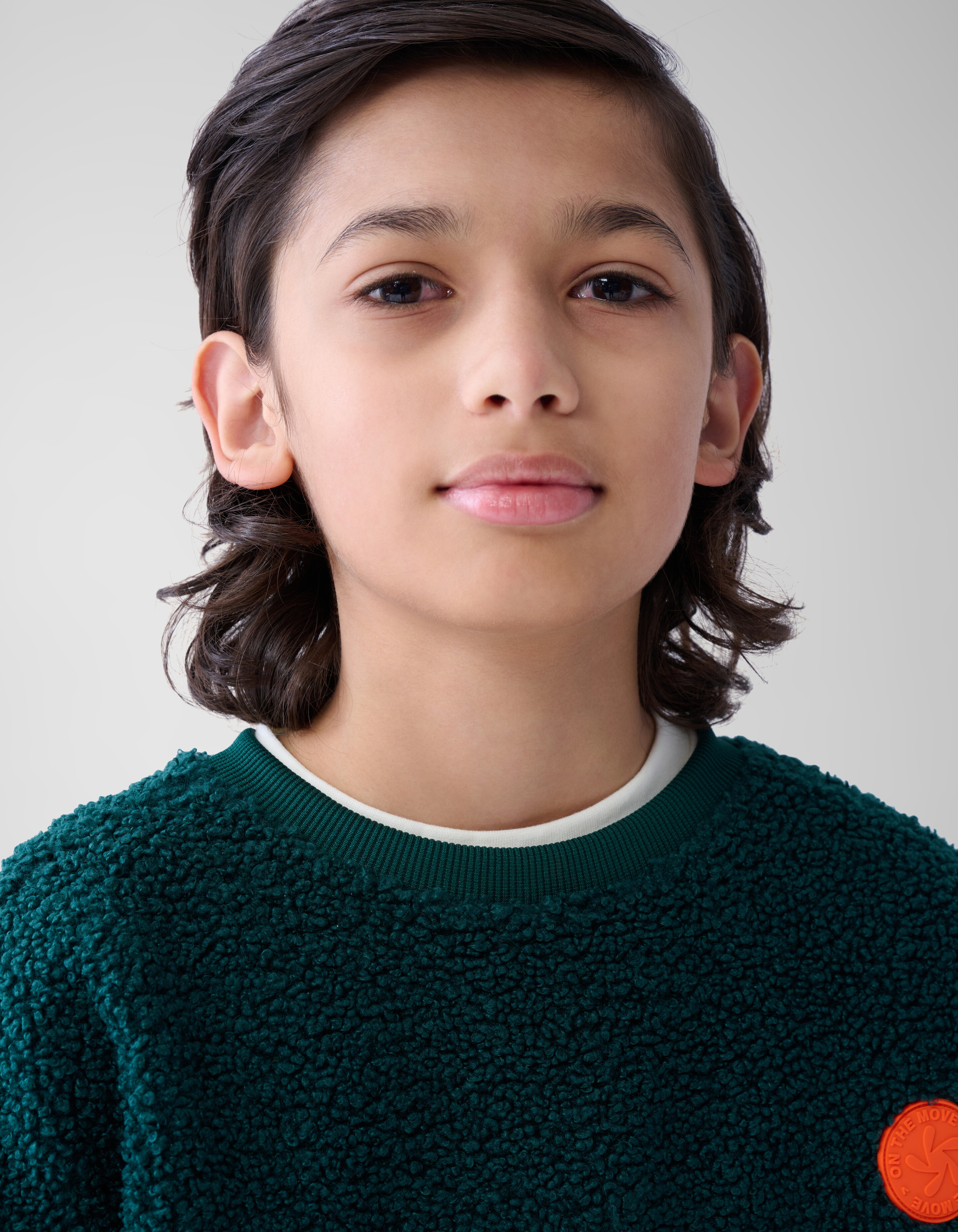 Teddy Sweater Donkergroen SHOEBY BOYS