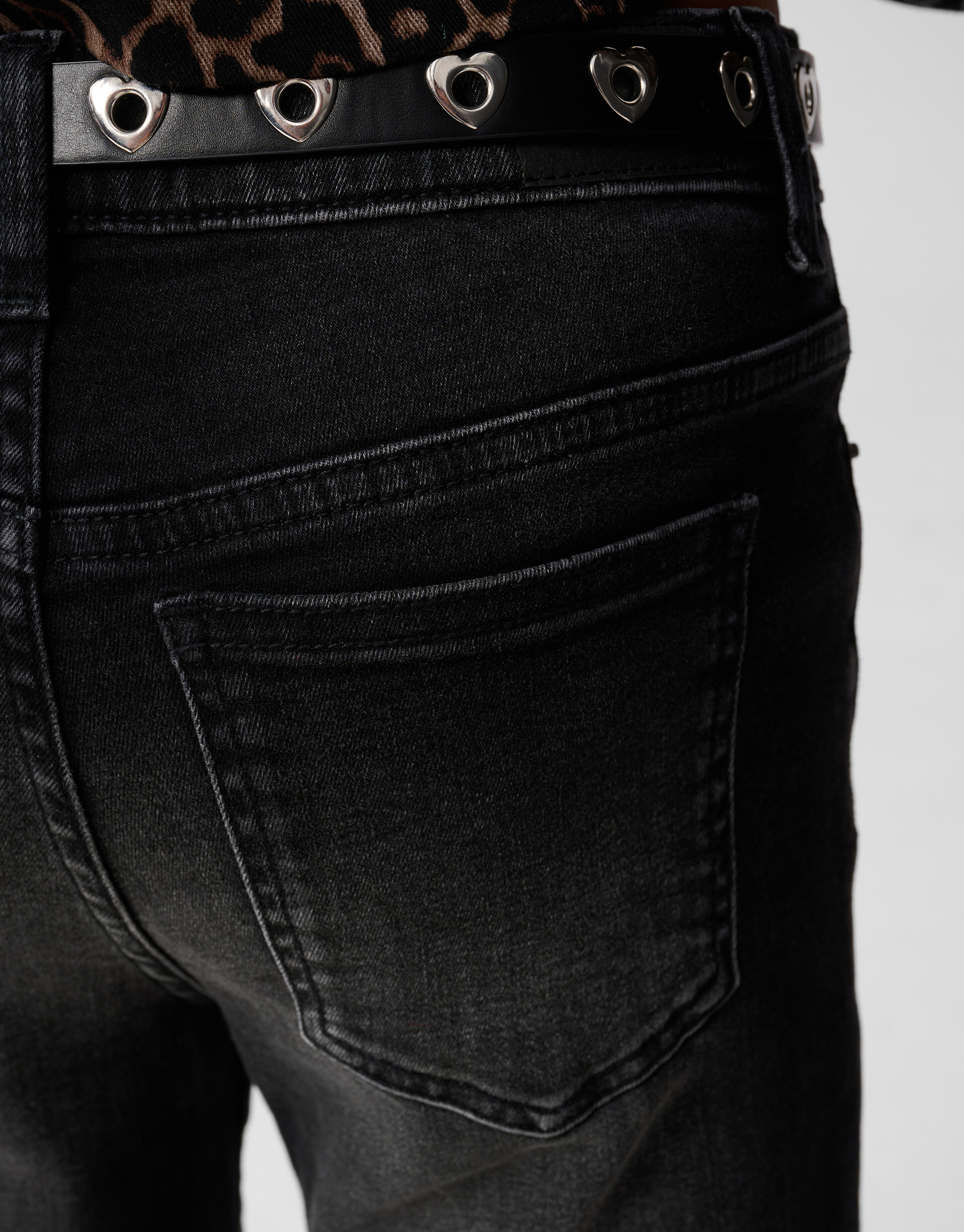 Flared Fit Jeans Zwart SHOEBY GIRLS