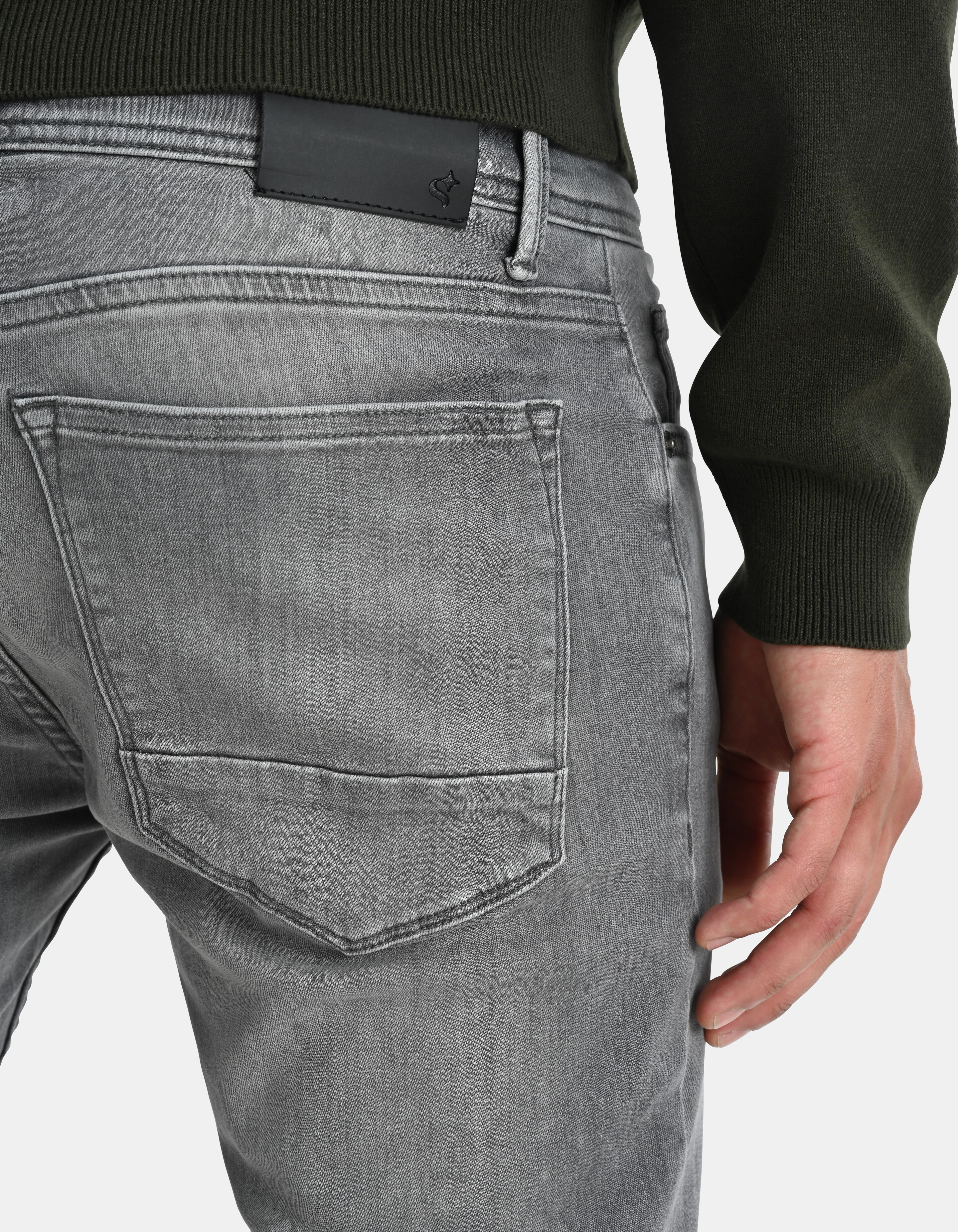 Skinny Jeans Grijs L34 Refill