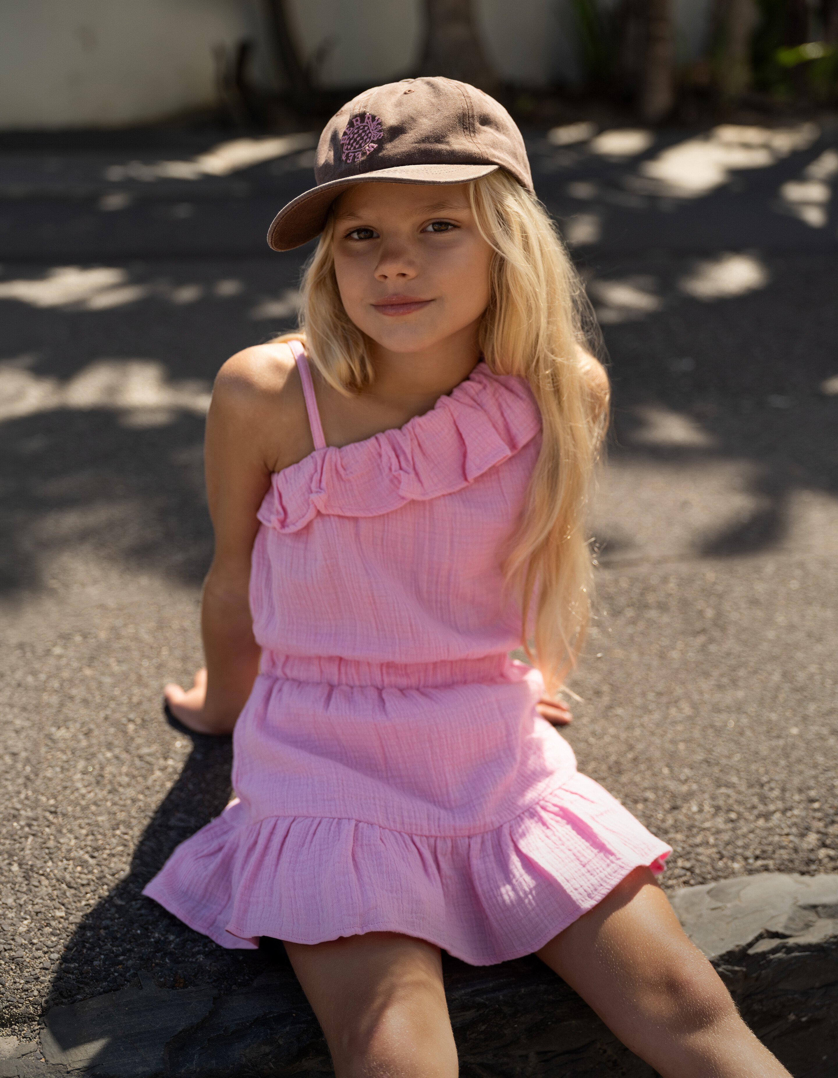 Structuur Playsuit Roze SHOEBY GIRLS