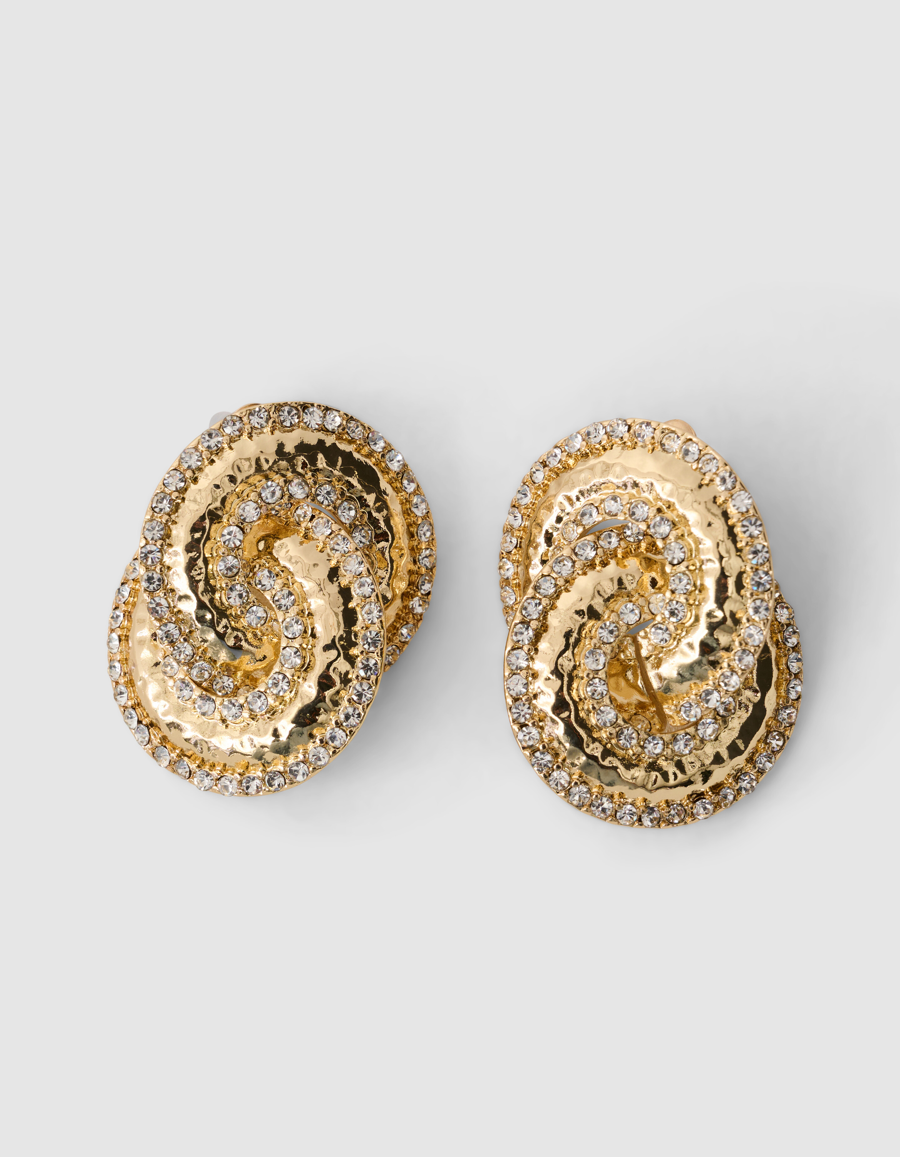 Statement Strass Oorbellen Goud SHOEBY ACCESSOIRES