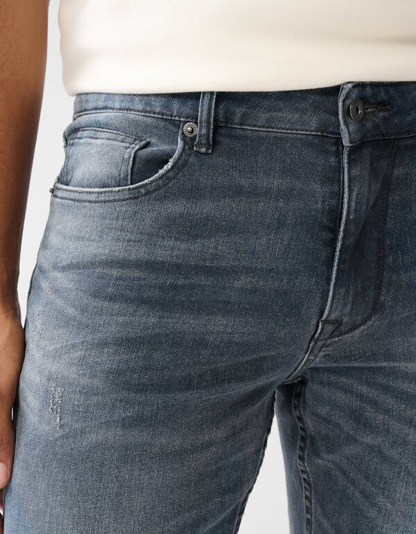 Straight Jeans Blauw/Grijs L32 SHOEBY MEN
