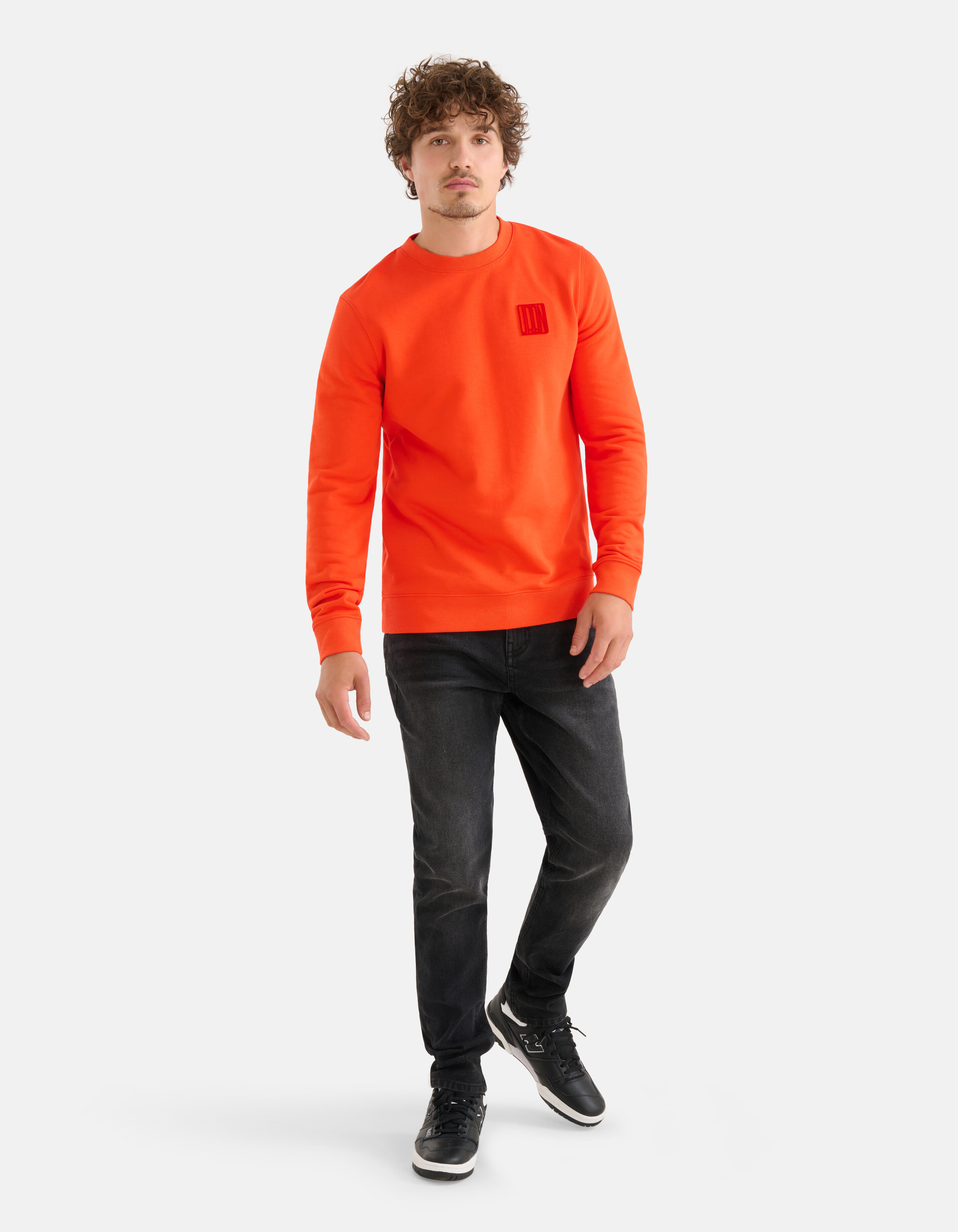 Embroided Sweater Rood SHOEBY MEN