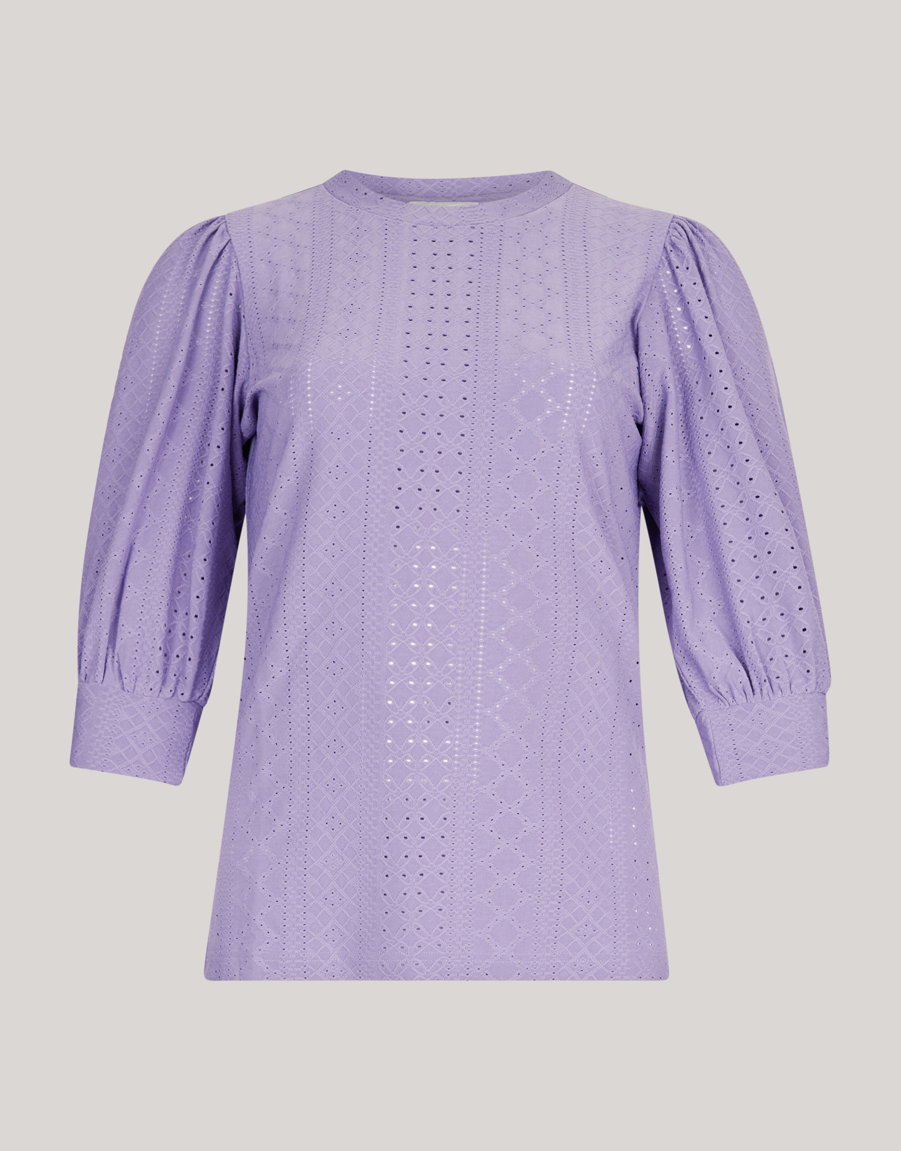 Embroidery Top Paars SHOEBY WOMEN