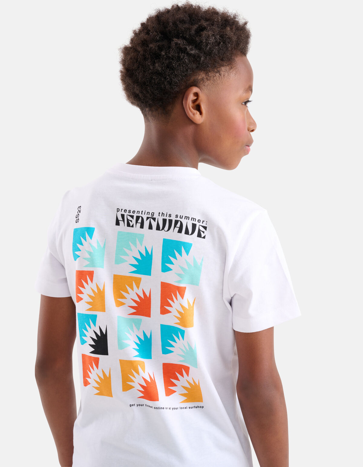 Print T-shirt Wit SHOEBY BOYS