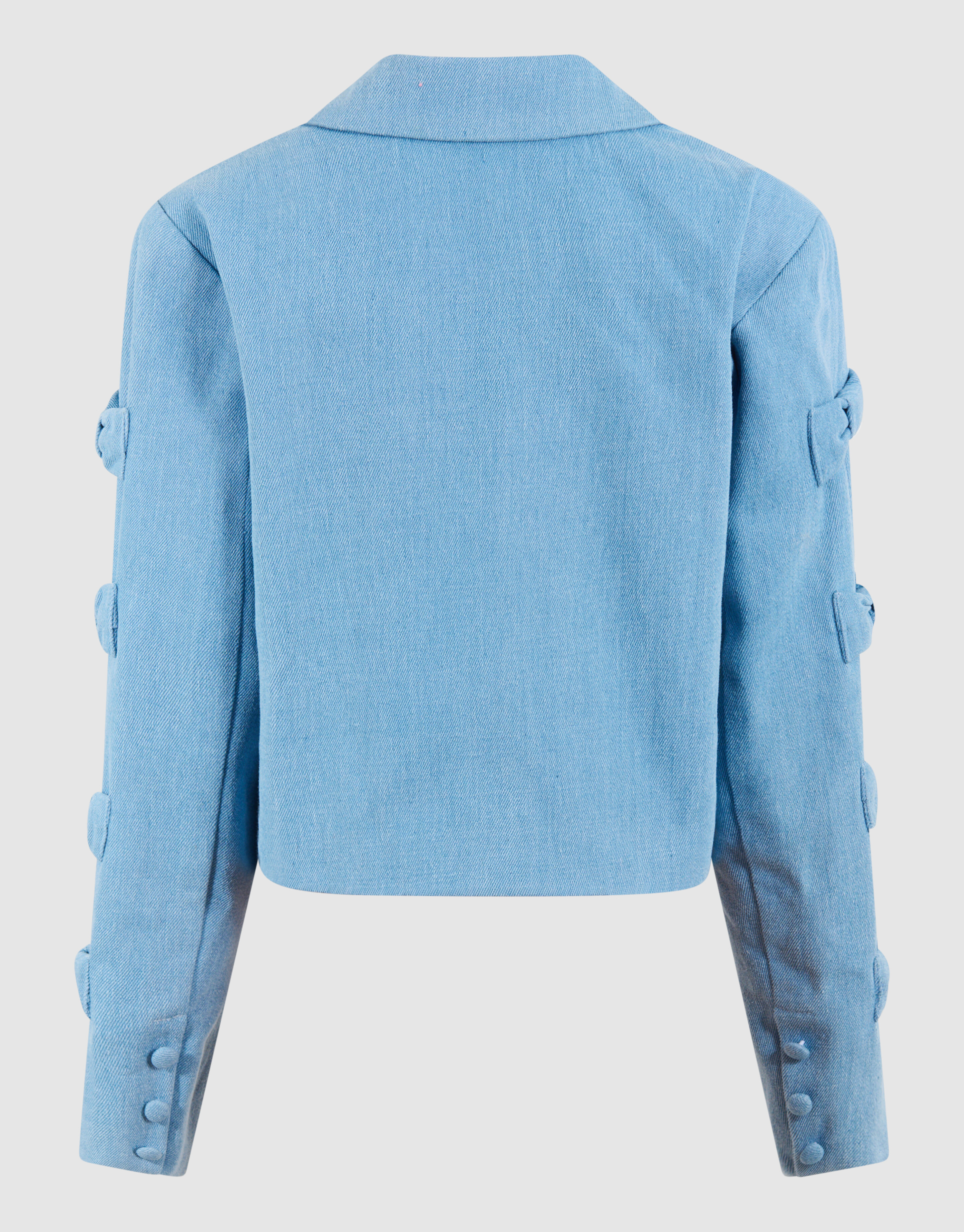 Cropped Strik Blazer Blauw SHOEBY GIRLS