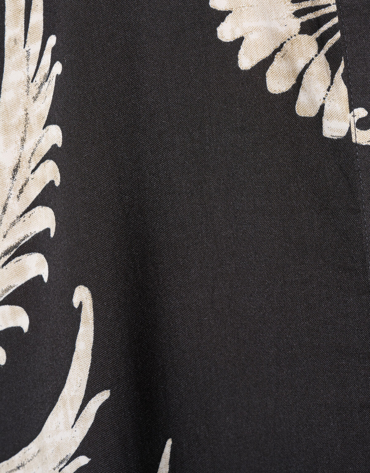 Printed Maxi Jurk Zwart/Wit SHOEBY WOMEN