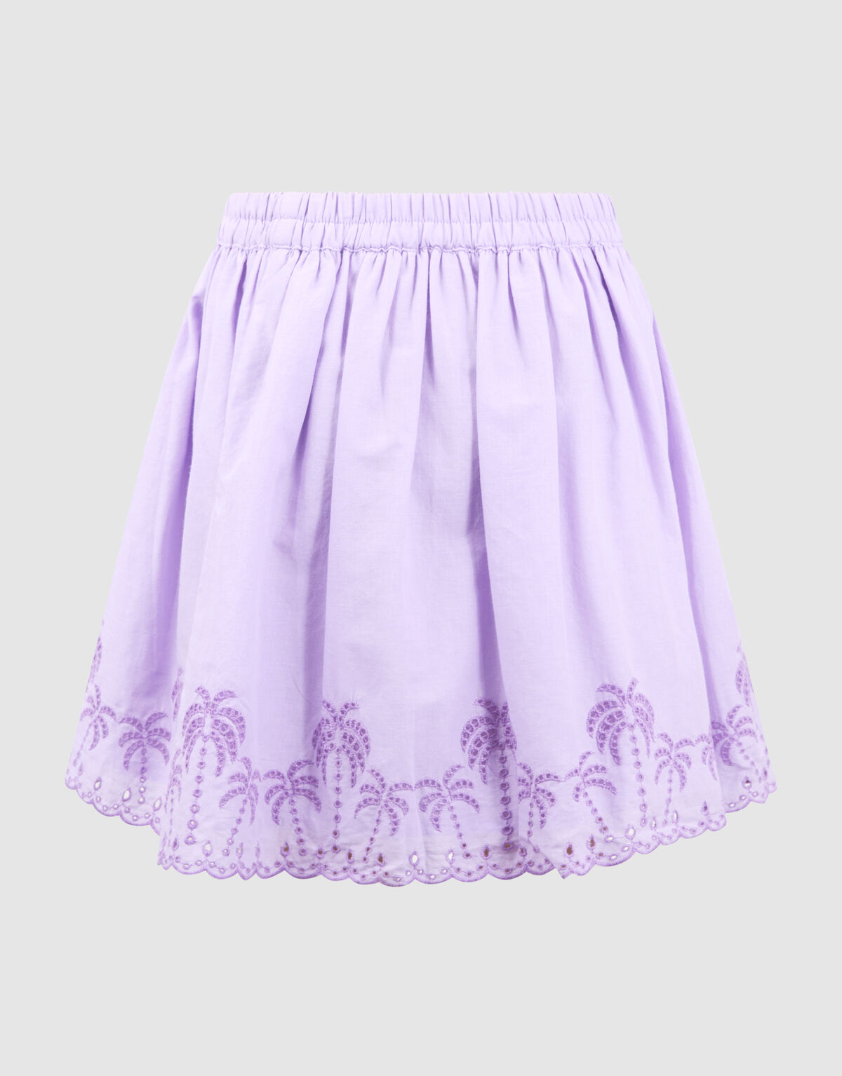 Palm Embroidery Mini Rok Lichtpaars SHOEBY GIRLS