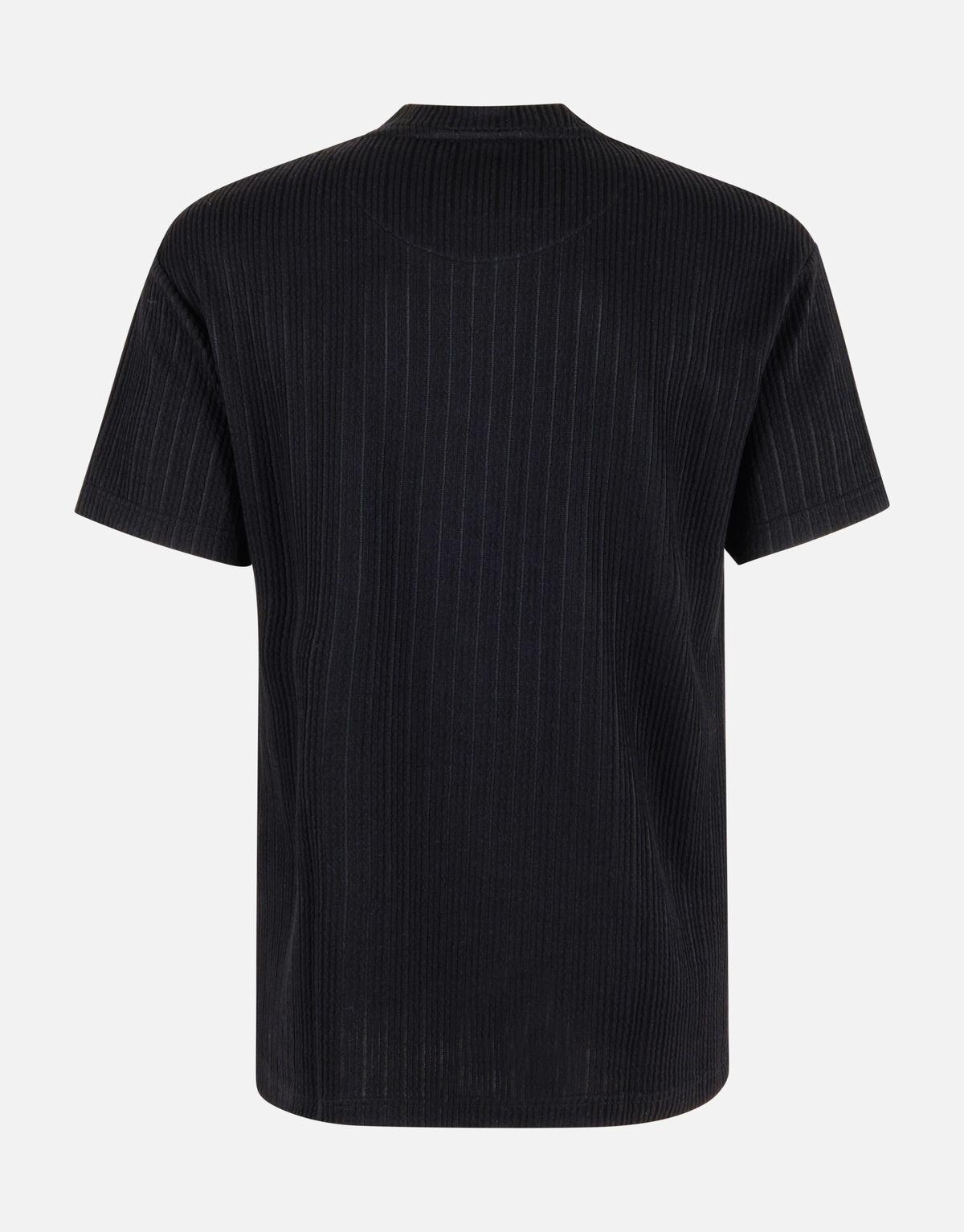 Seersucker T-shirt Zwart SHOEBY MEN