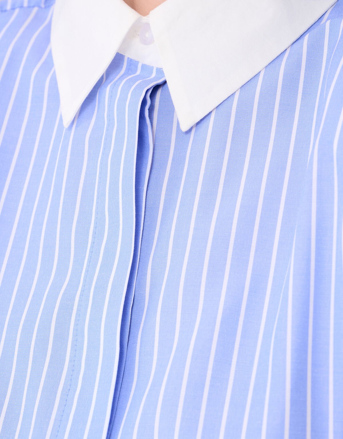 Getailleerde Striped Blouse Blauw SHOEBY WOMEN
