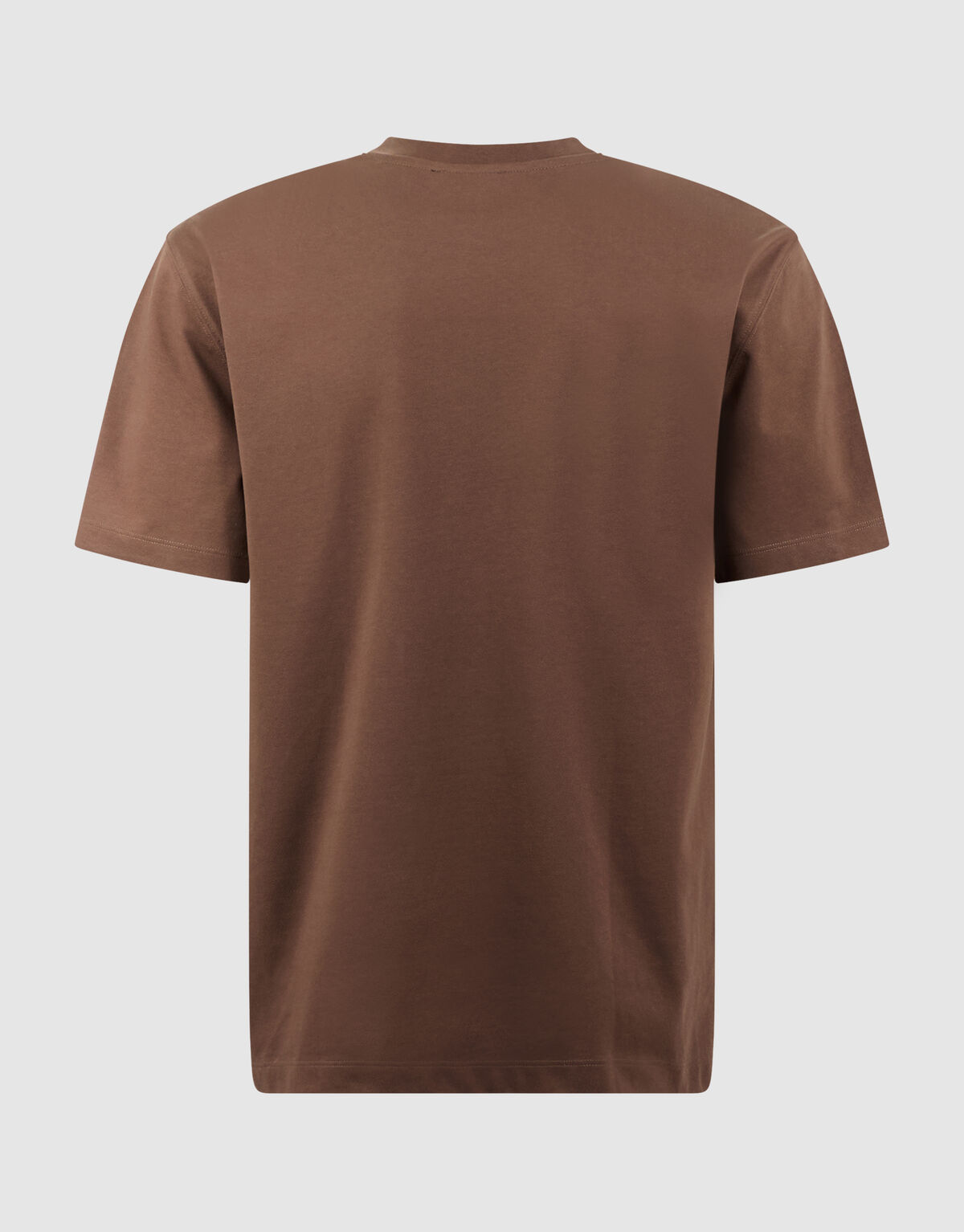 Tekst Print T-shirt Donkerbruin SHOEBY MEN