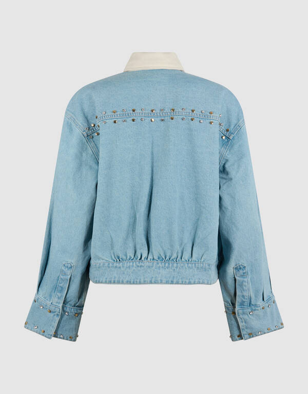 Strass Denim Jack Bleached SHOEBY WOMEN