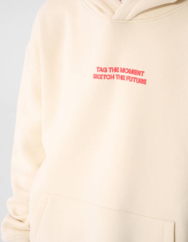Sketch Hoodie Zand SHOEBY BOYS