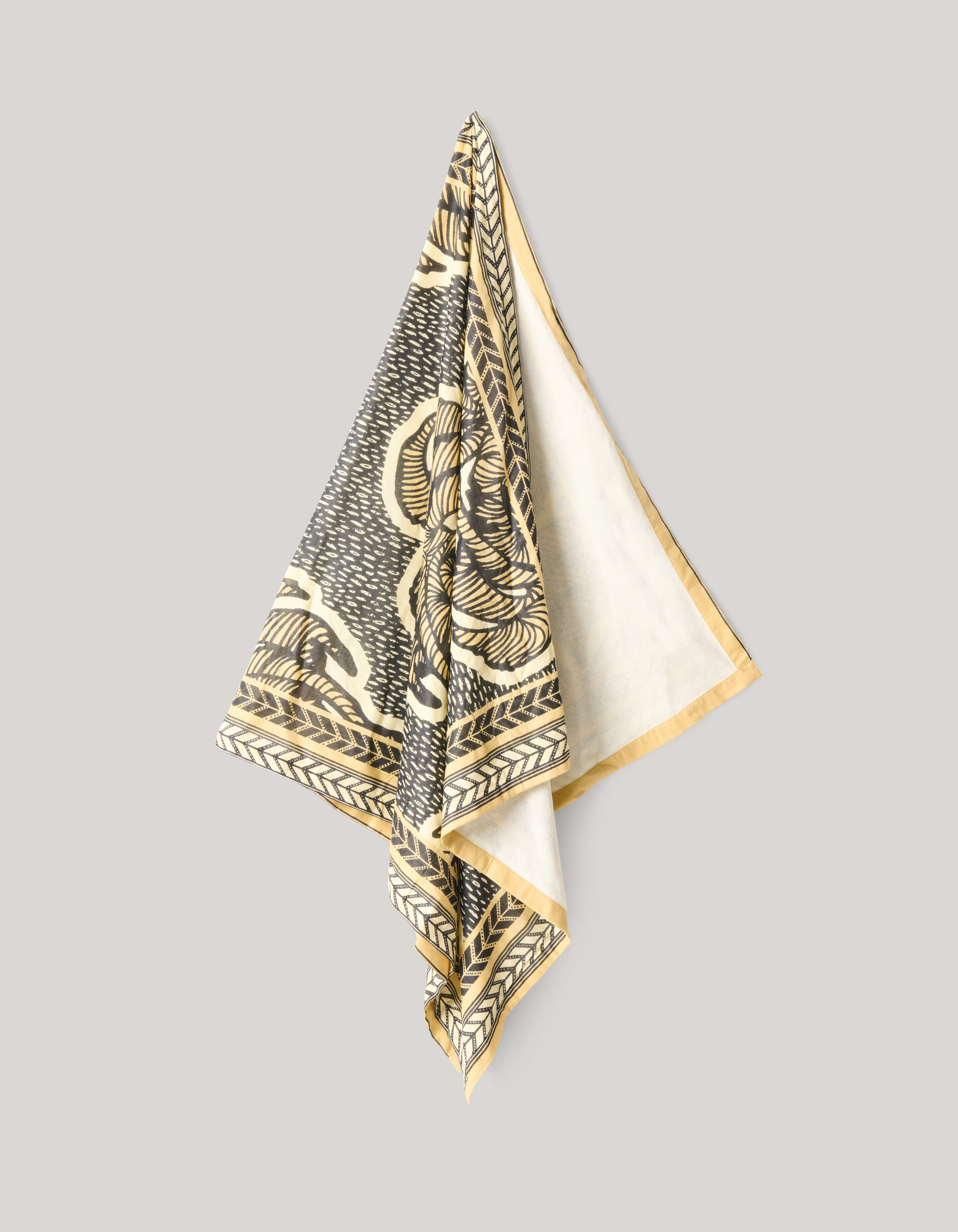 Palmboom Strand Handdoek Beige SHOEBY ACCESSOIRES