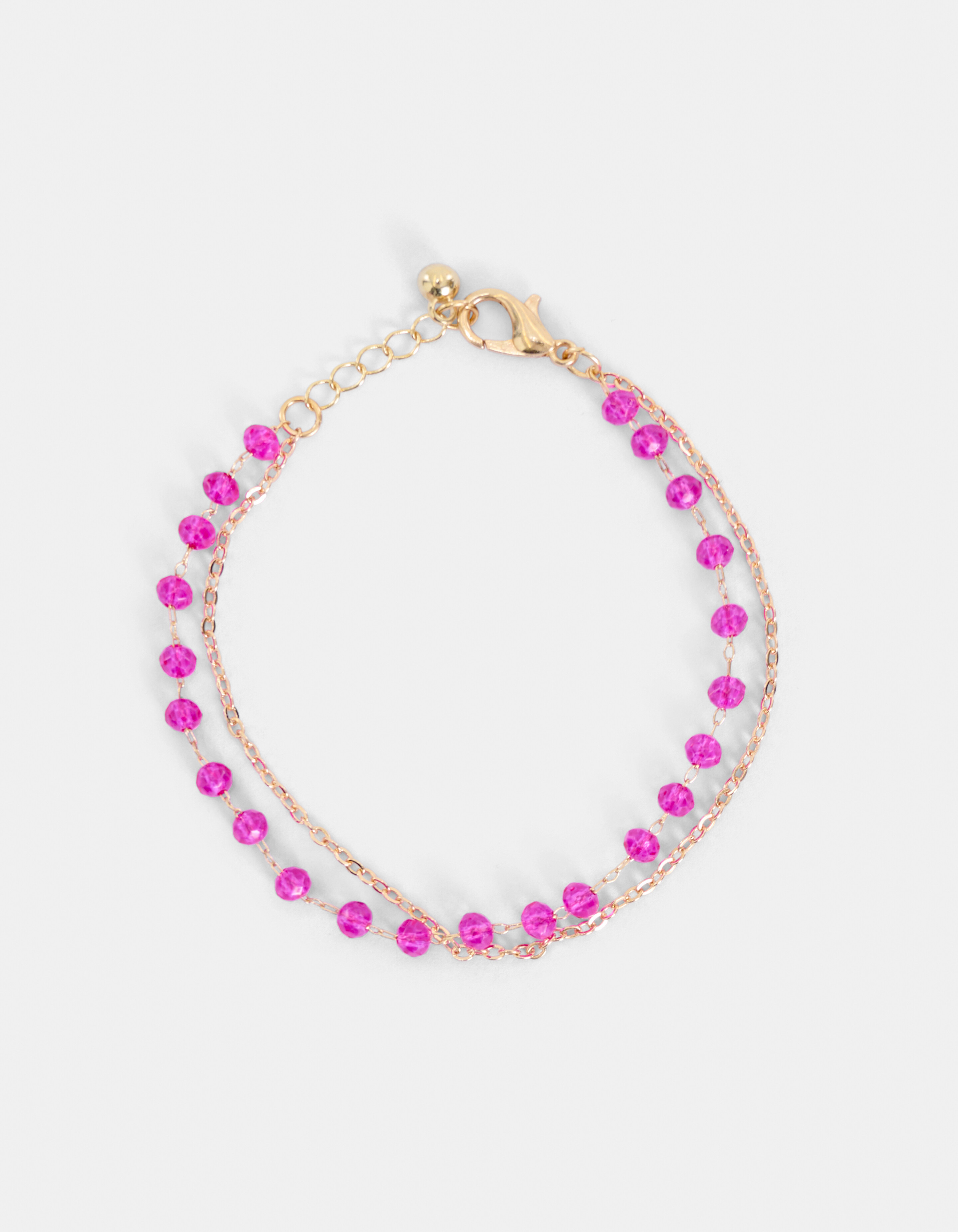 Gold Beaded Armband SHOEBY ACCESSOIRES