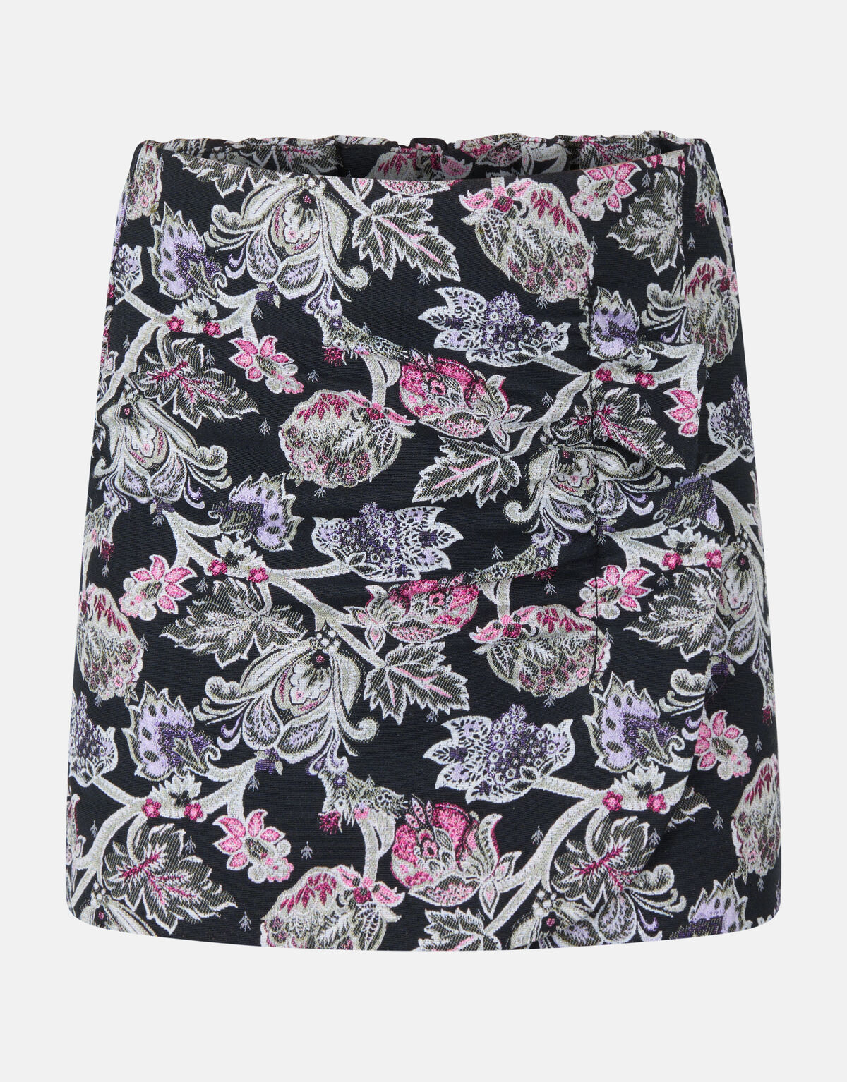 Gebloemde Rok Zwart SHOEBY GIRLS