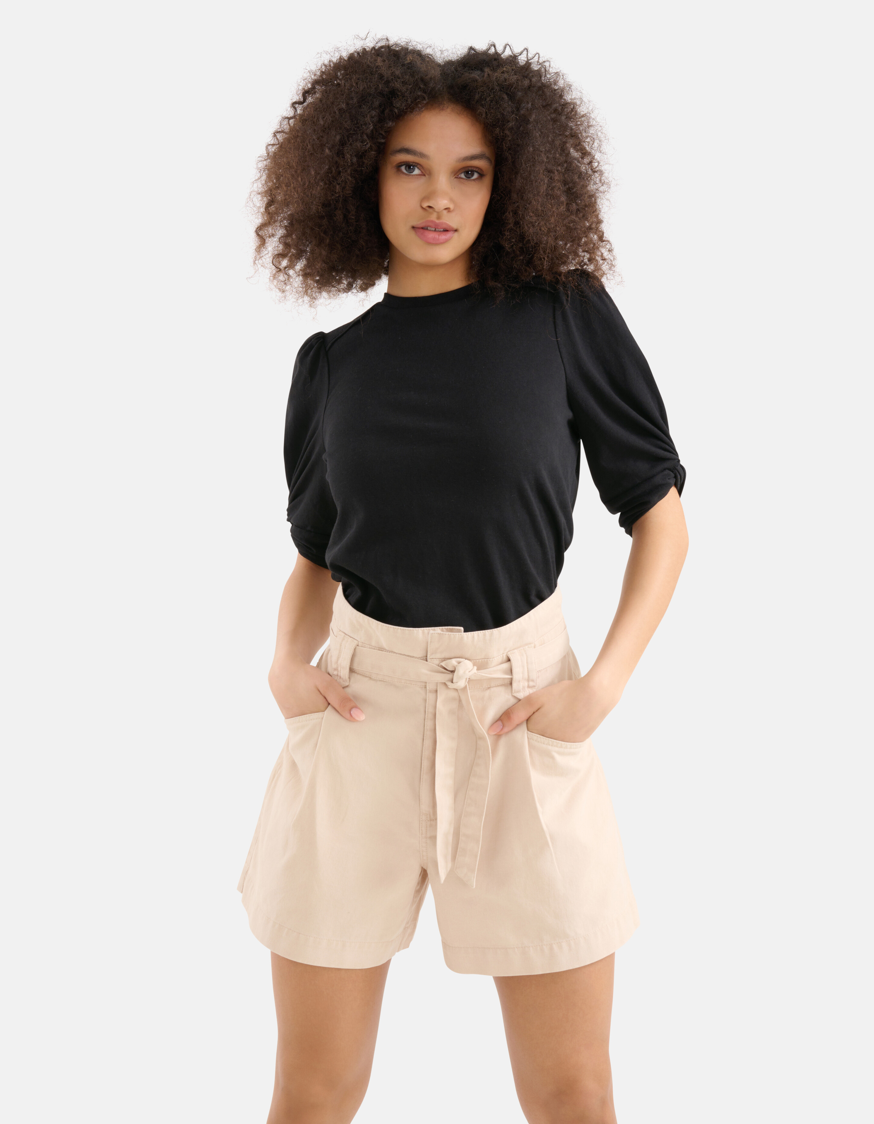 Twill Short Beige SHOEBY WOMEN