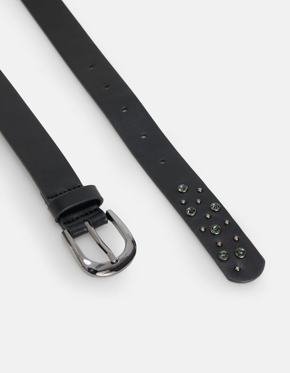 Strass Riem Zwart SHOEBY ACCESSOIRES