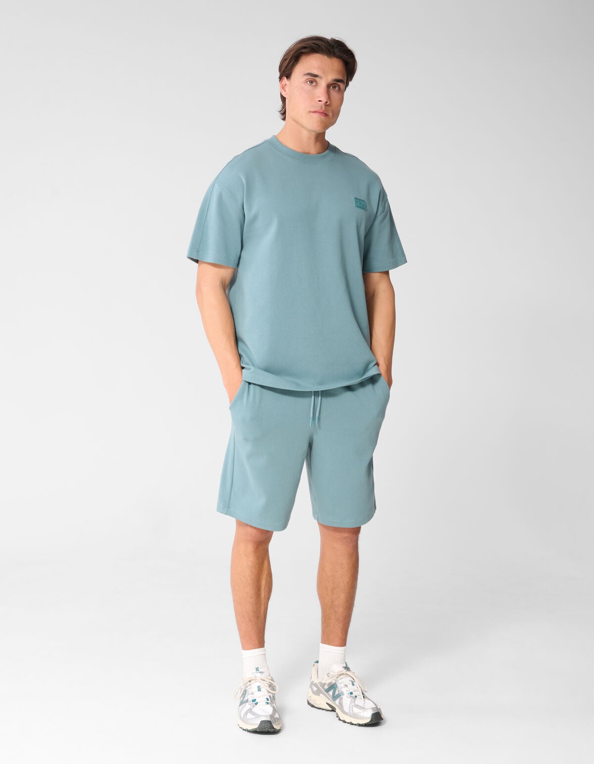 Spark Label T-shirt Blauw SHOEBY MEN
