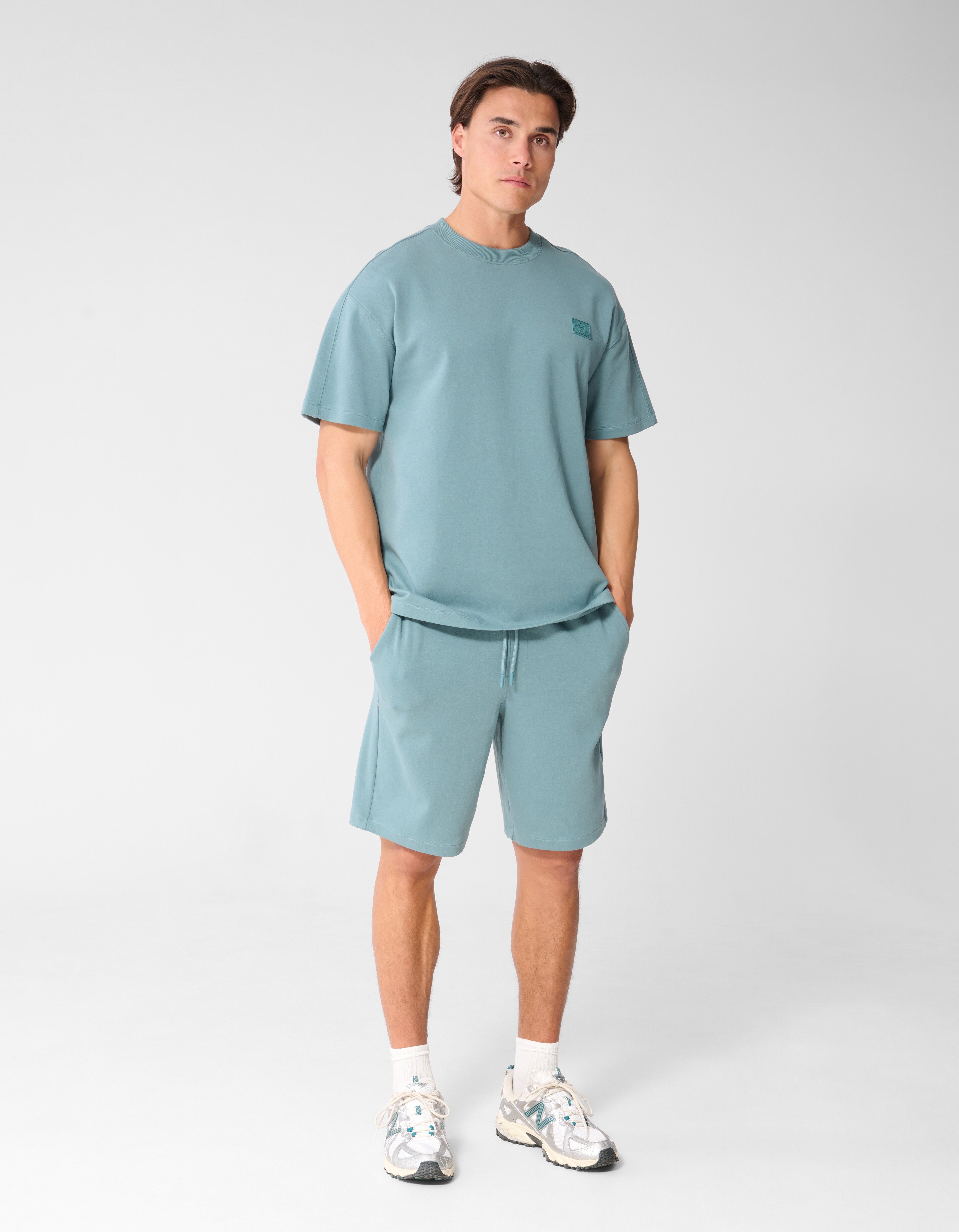 Spark Label T-shirt Blauw SHOEBY MEN