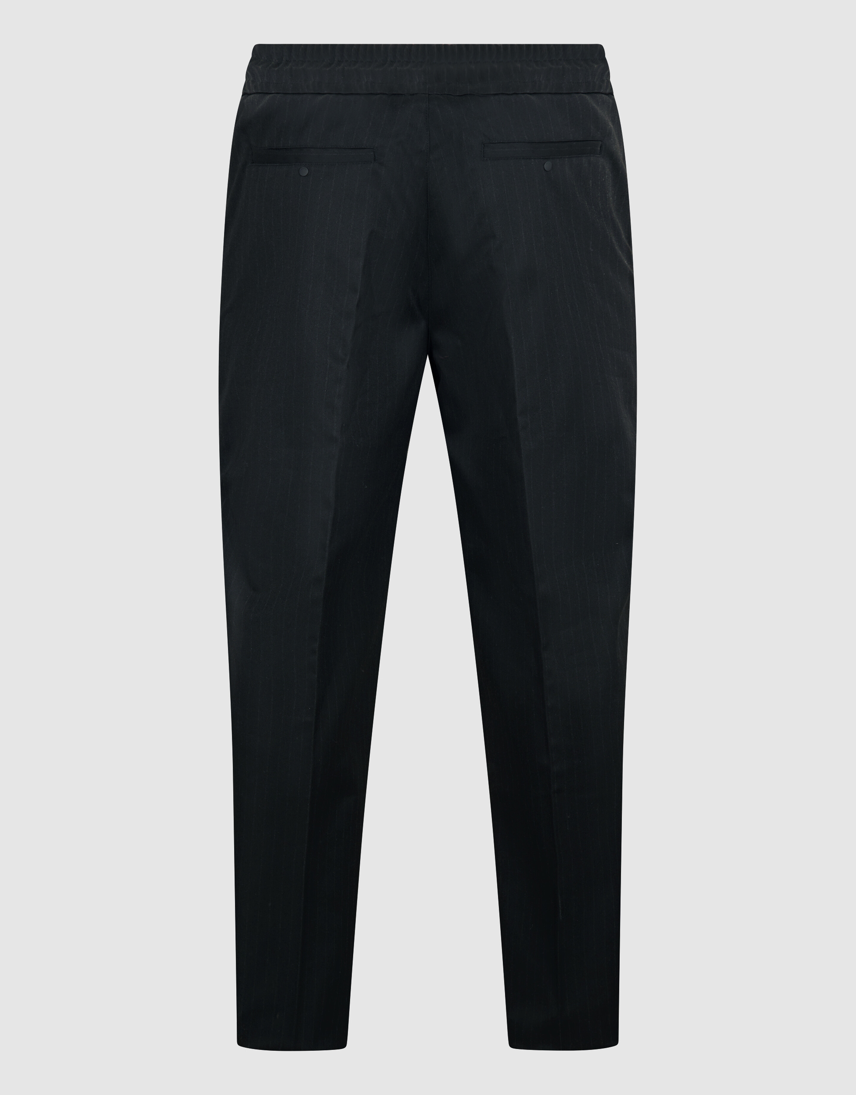 Pinstripe Tapered Fit Broek Zwart SHOEBY MEN