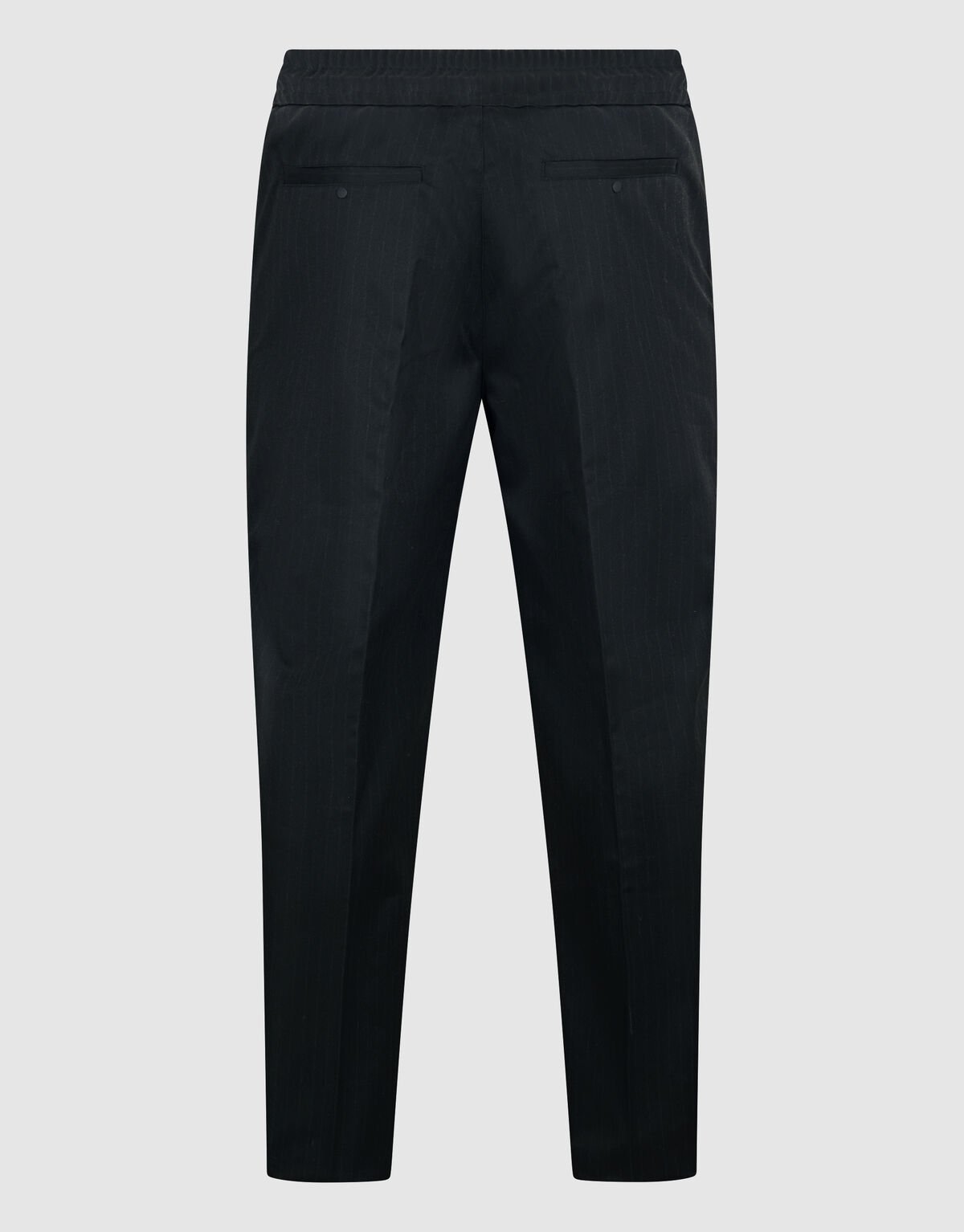 Pinstripe Tapered Fit Broek Zwart SHOEBY MEN