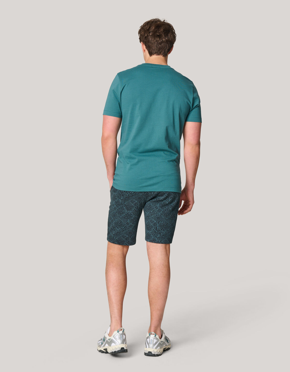 Printed Short Turquoise/Zwart SHOEBY MEN